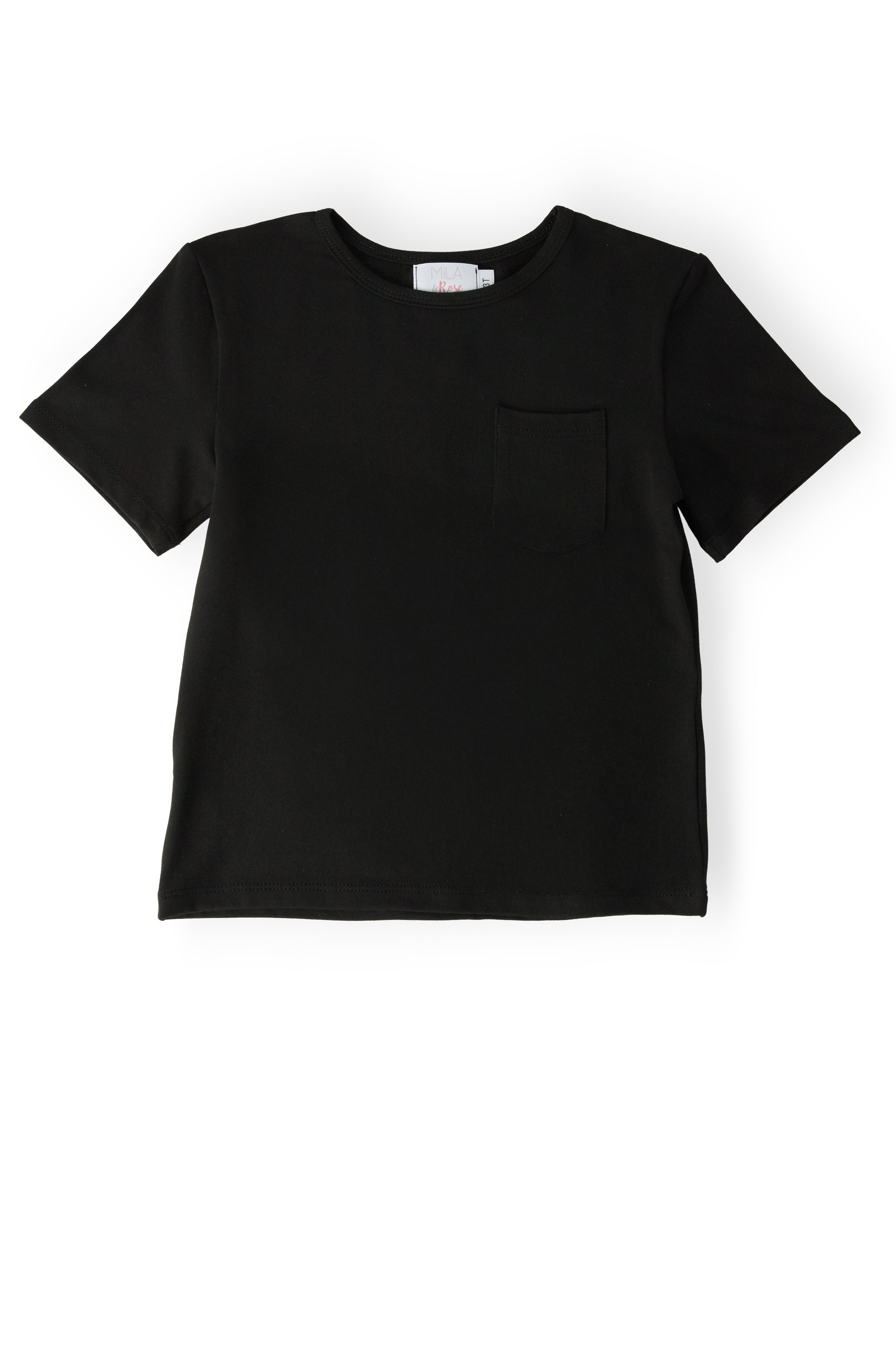 Mila & Bros Boys Pocket Tee | Everyday Relaxed Fit Kids T-Shirt