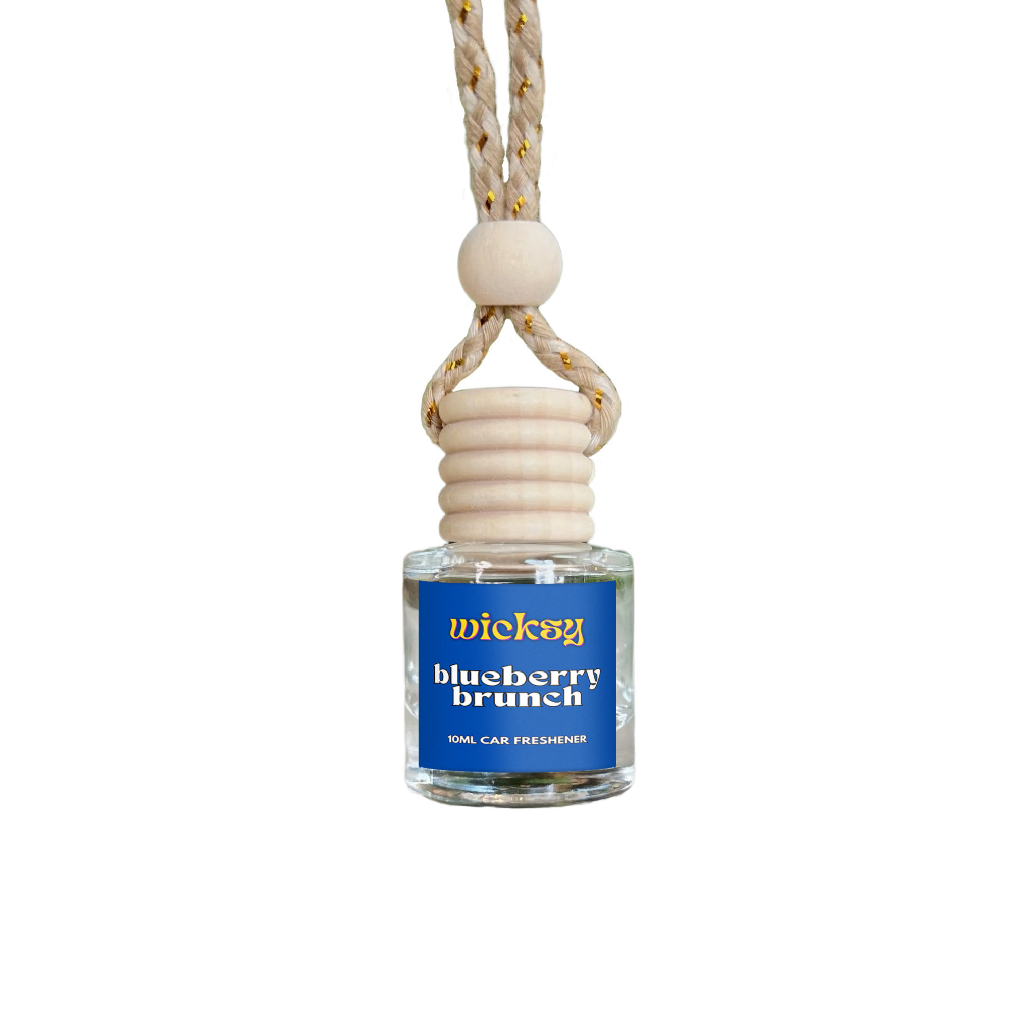 Wicksy 10ml Car Freshener | 60+ Scents | Refillable, Plant-Based, 3–4 Week Fragrance
