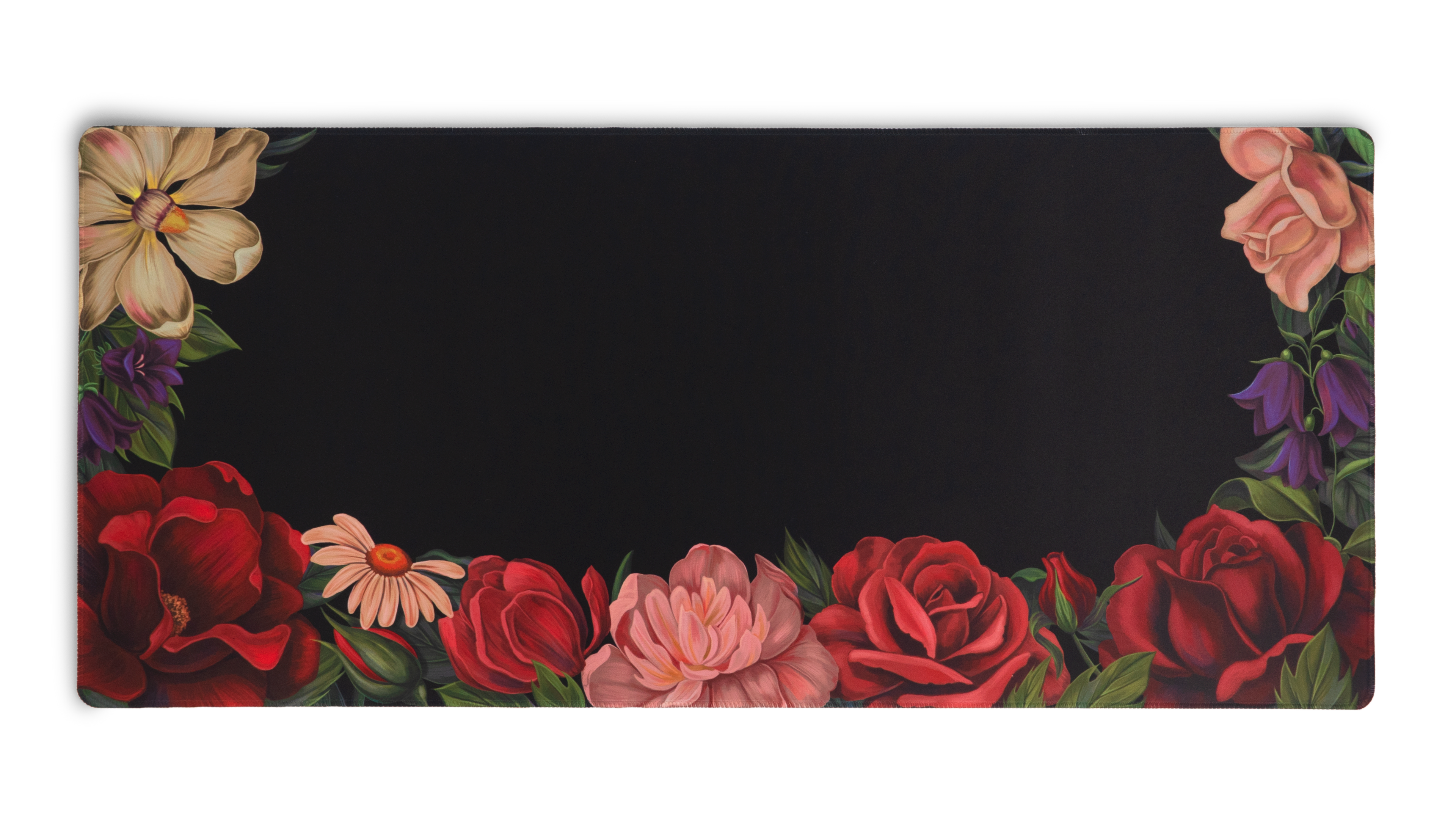 Bloom Desk Mat – Large Vintage Floral Gaming & Office Desk Pad