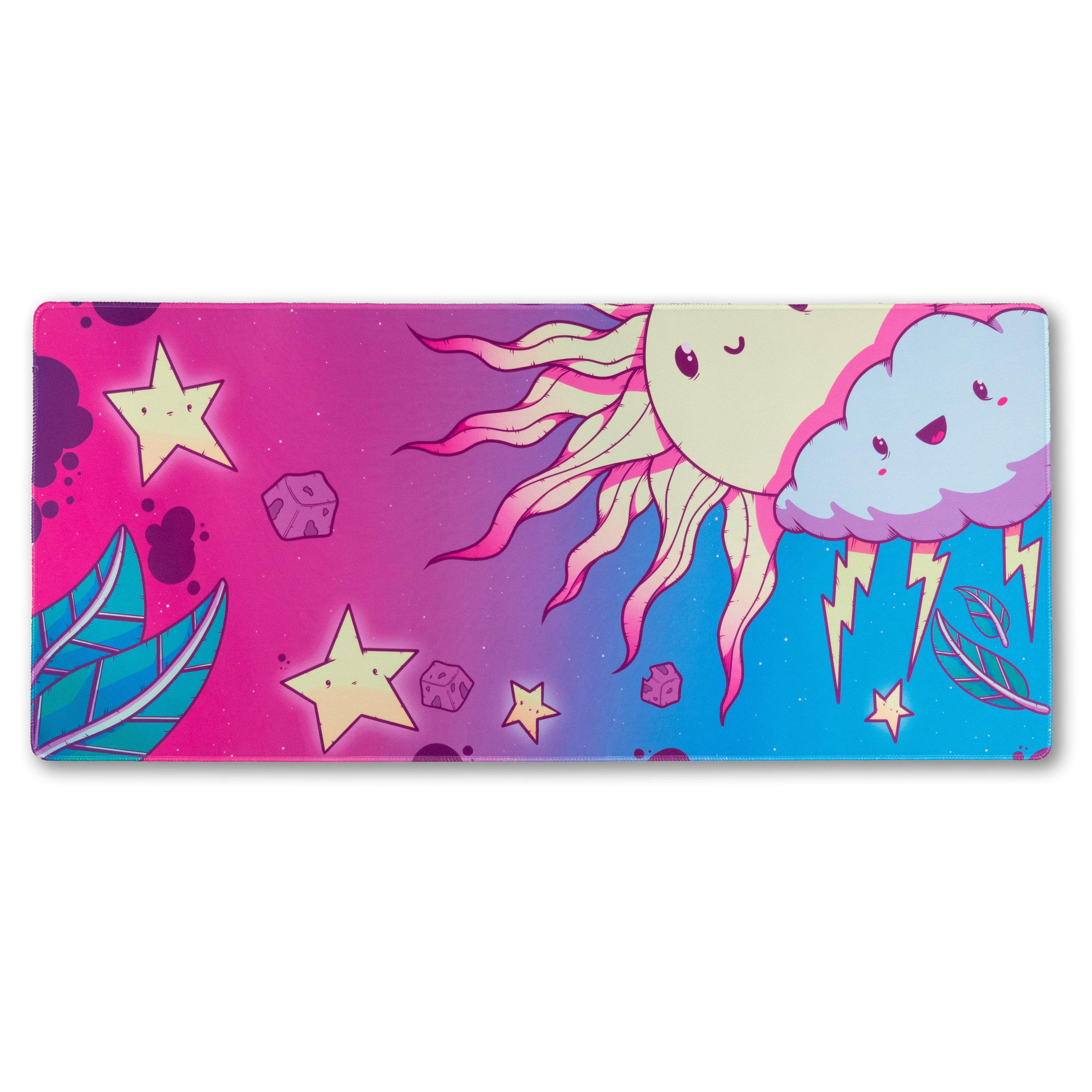 Sunny Day Desk Mat – Large RGB Gaming & Office Desk Pad