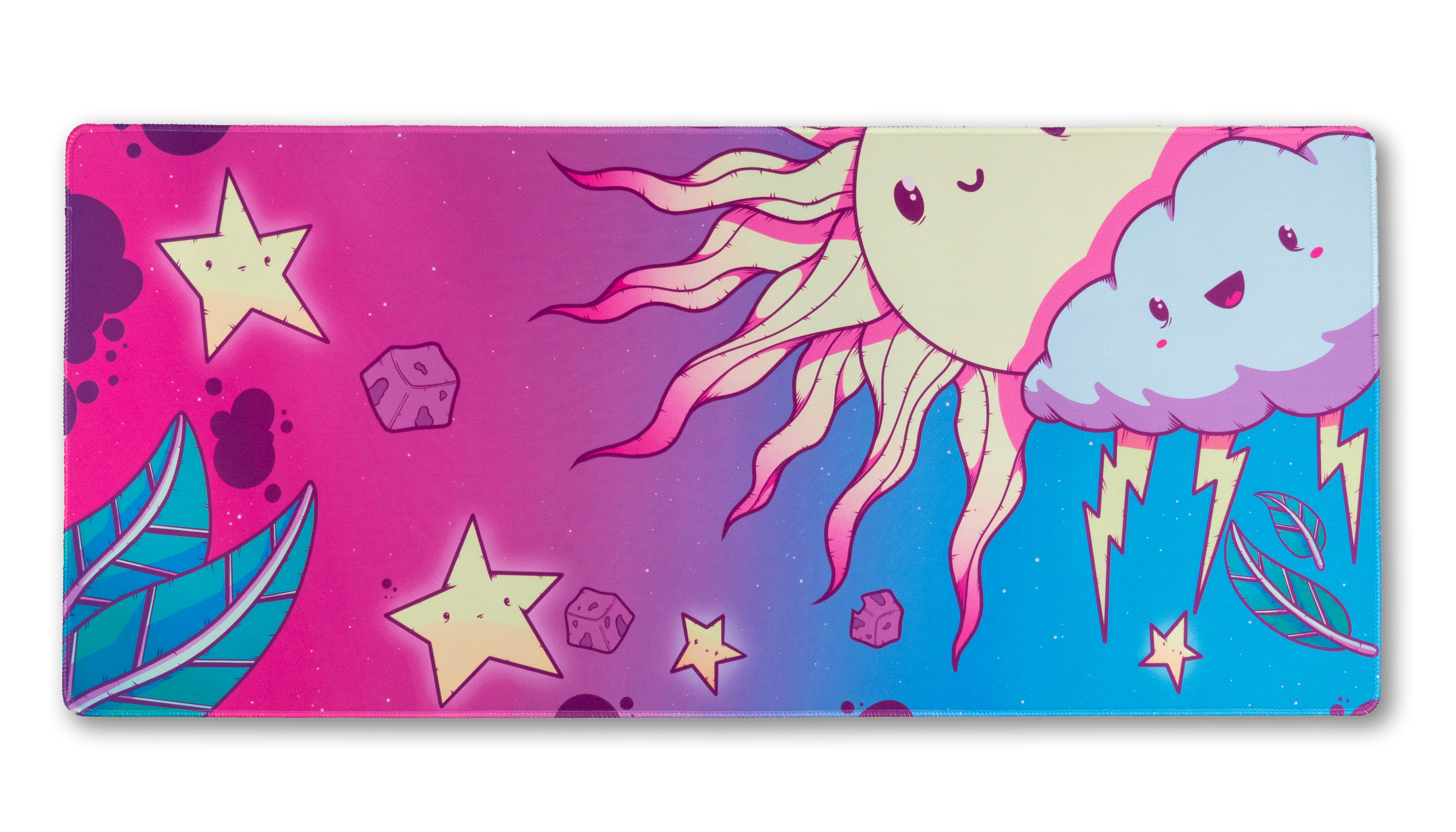 Sunny Day Desk Mat – Large RGB Gaming & Office Desk Pad