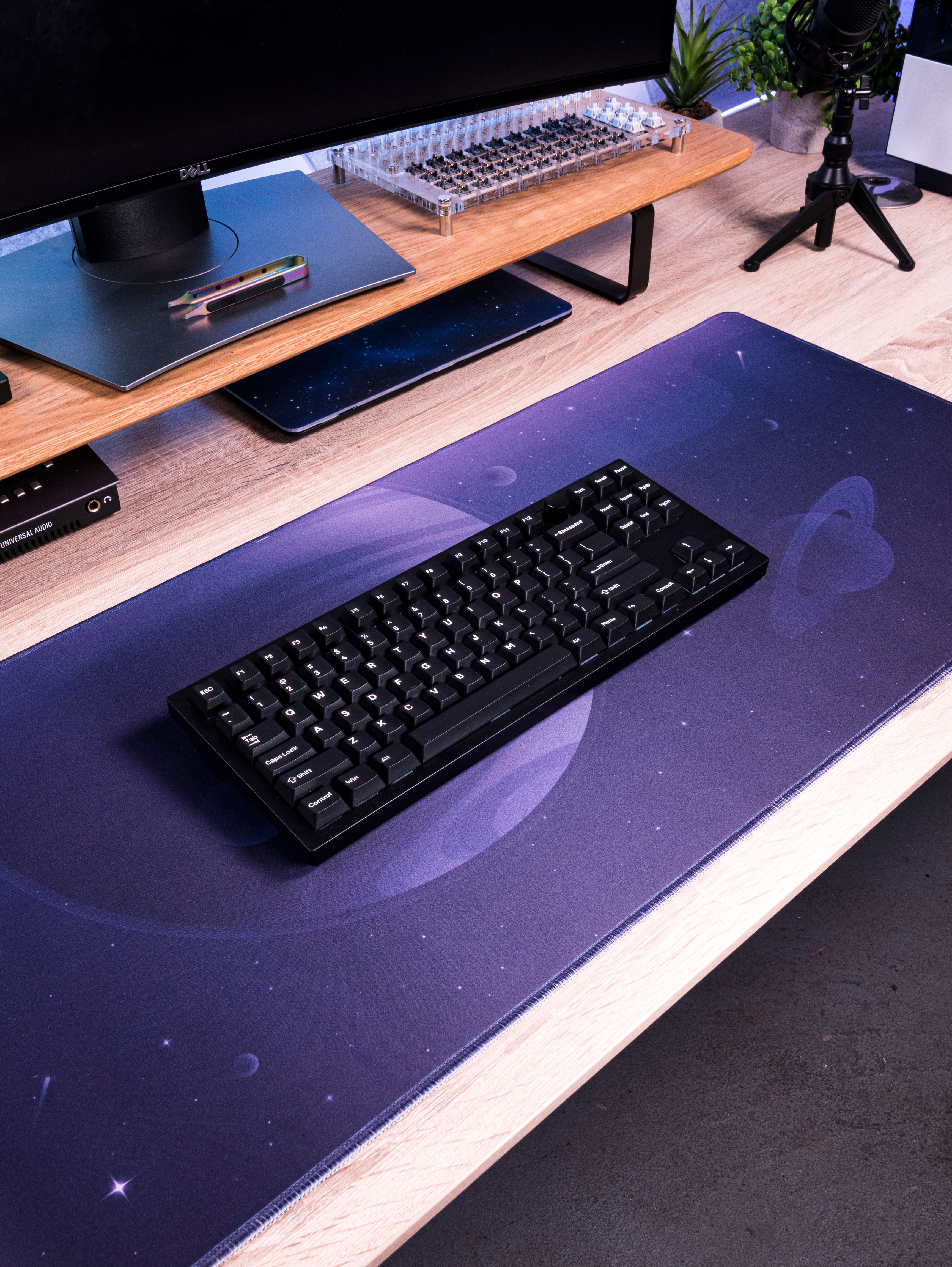 Sky Gazing Desk Mat – Large Deep Purple Gaming & Office Desk Pad