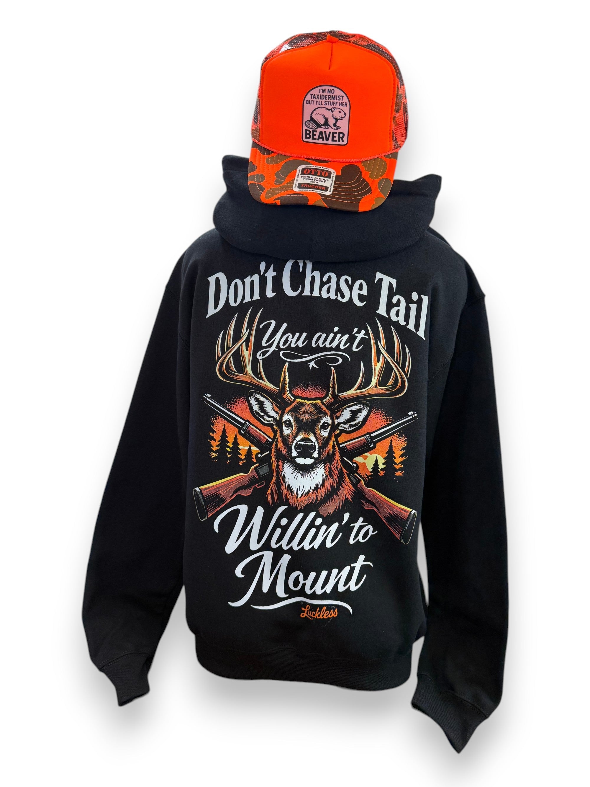 Luckless Outfitters Don't Chase Tail Hoodie | Heavyweight Fleece | Unisex | SM–5XL