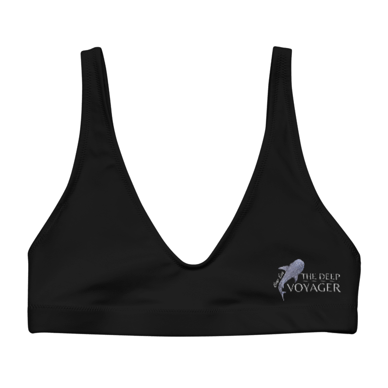 Deep Voyager Recycled Black Swim or Sports Top & Bottom