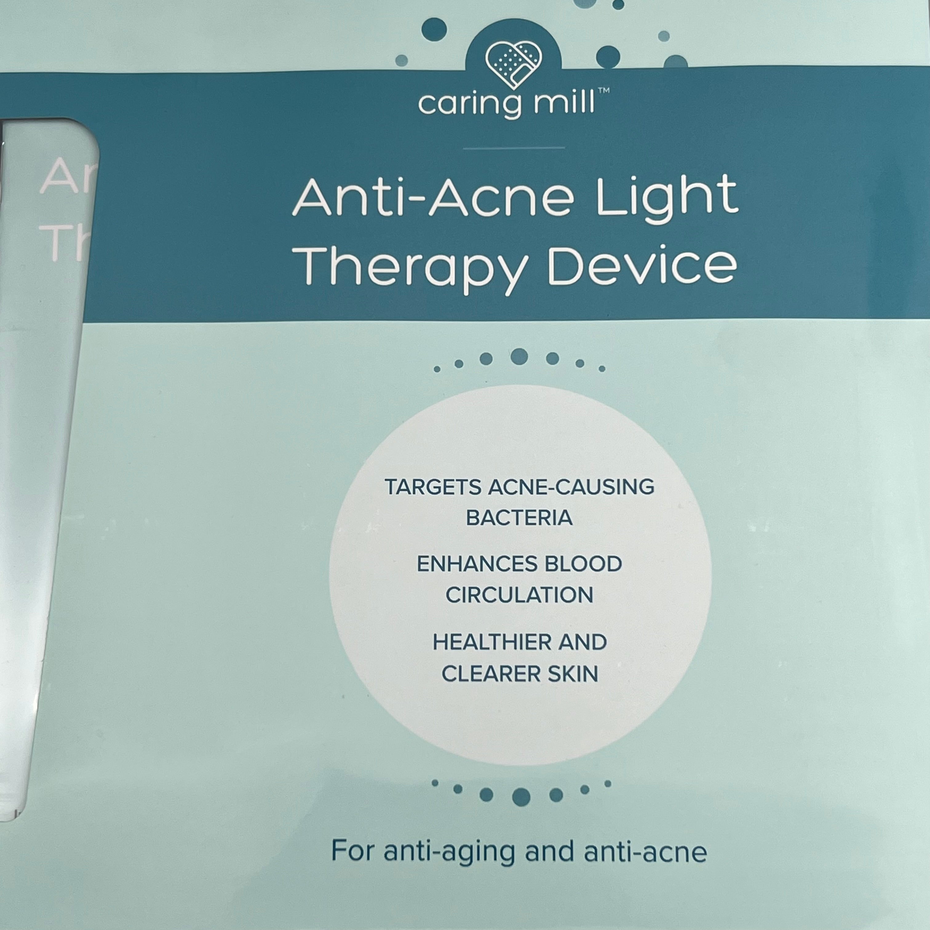 CARING MILL Anti-Acne Blue Light Therapy Device | Model 5985