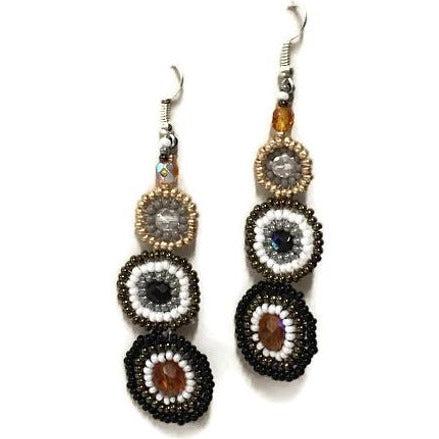 Solstice Earrings — Handmade Fair Trade Glass Seed Bead Earrings | Made in Guatemala