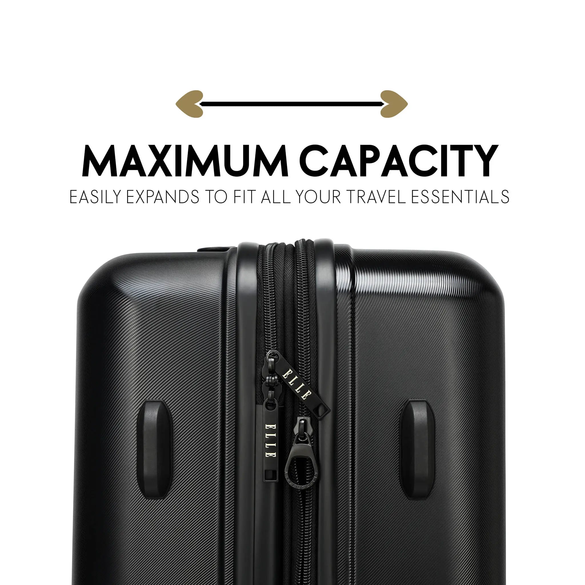 ELLE Expedition 3-Piece Polycarbonate Luggage Set