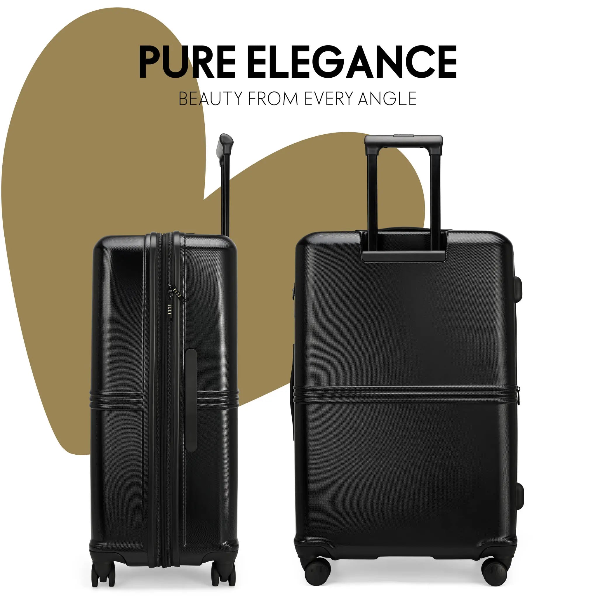 ELLE Expedition 3-Piece Polycarbonate Luggage Set