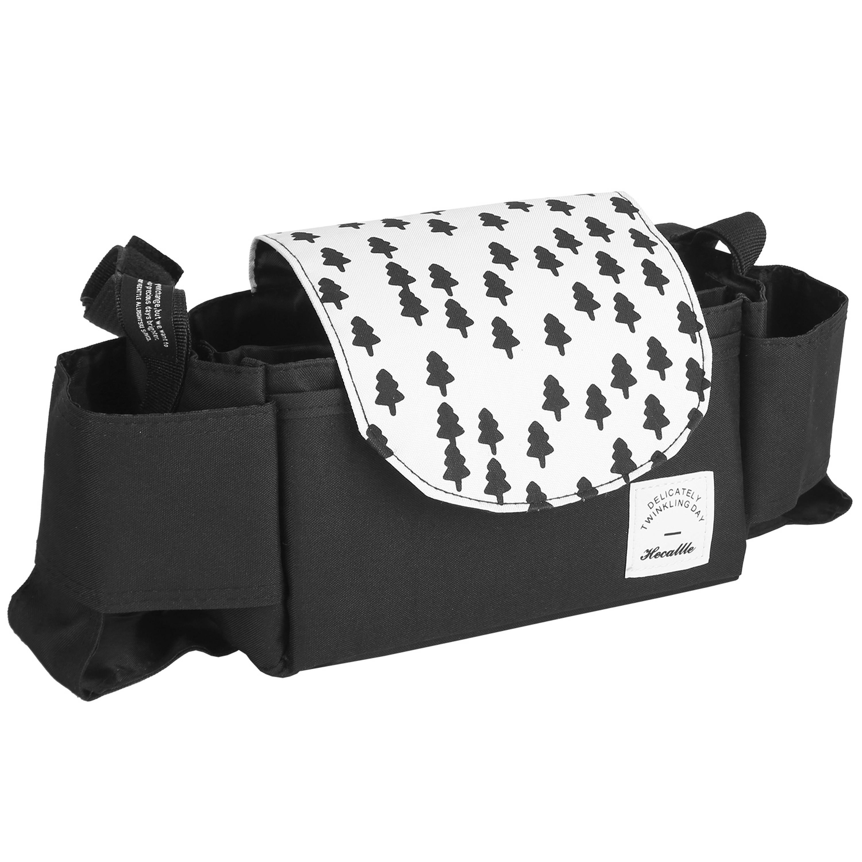 Babyluv Stroller Organizer Bag – 6-Pocket 600D Oxford Stroller Caddy