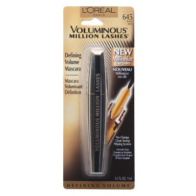 L'Oreal Paris Voluminous Million Lashes Mascara 645 Black 0.3 fl oz