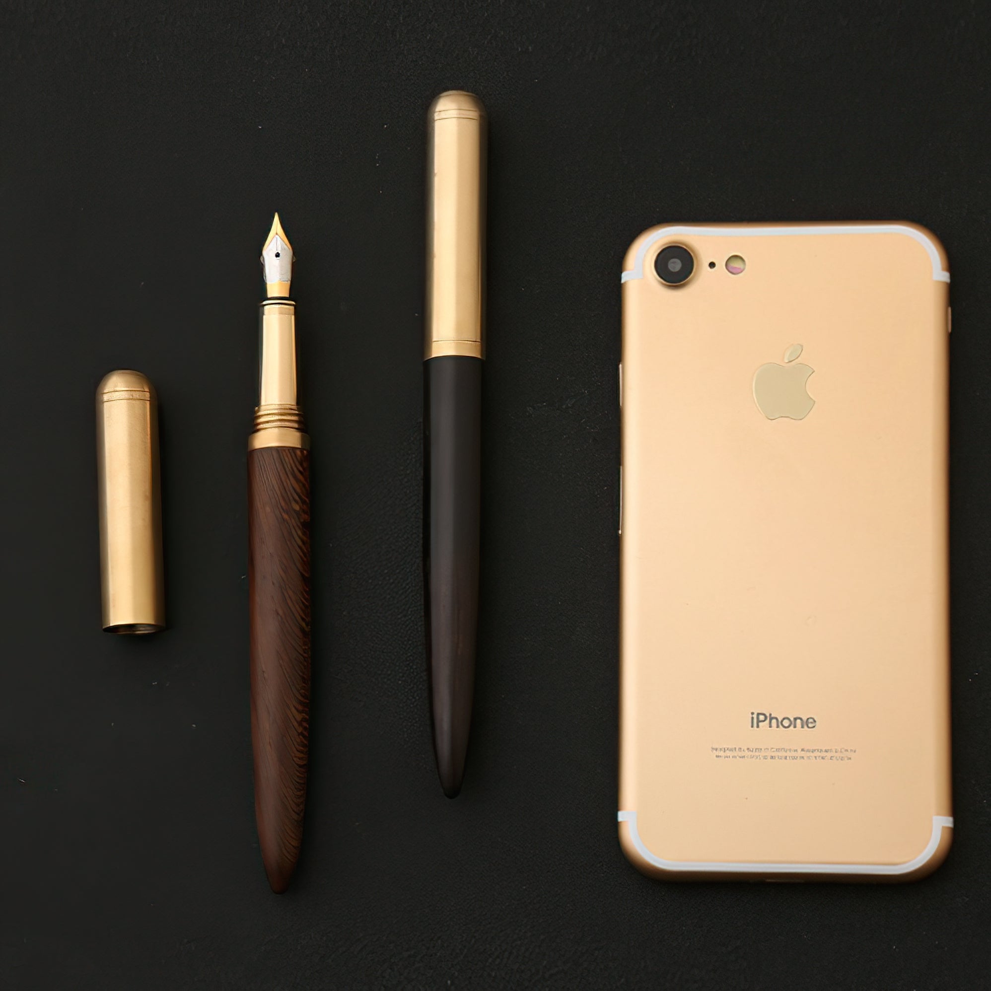 The Hemmingway | Handmade Wood & Brass Fountain Pen | WoodFountainPens