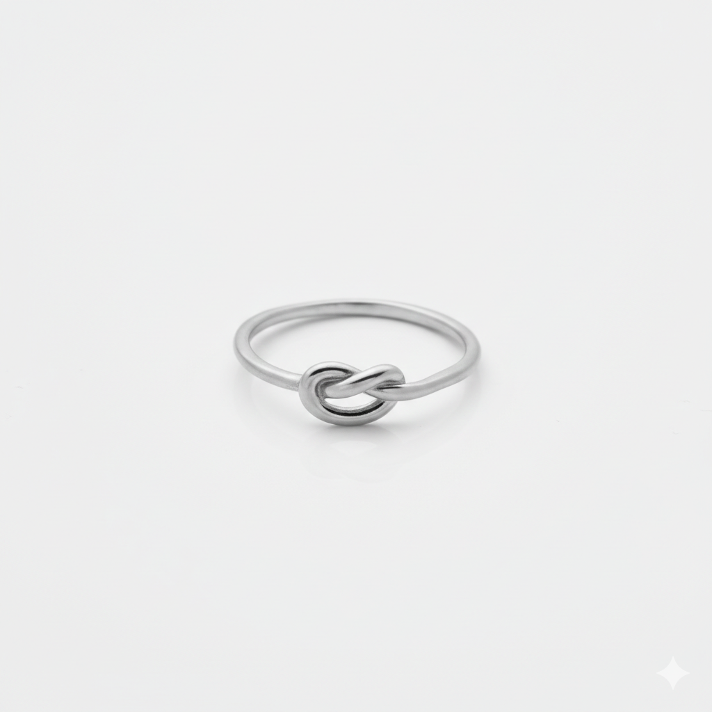 Sterling Silber Infinity-Knoten Ring – Ein Versprechen ewiger Liebe