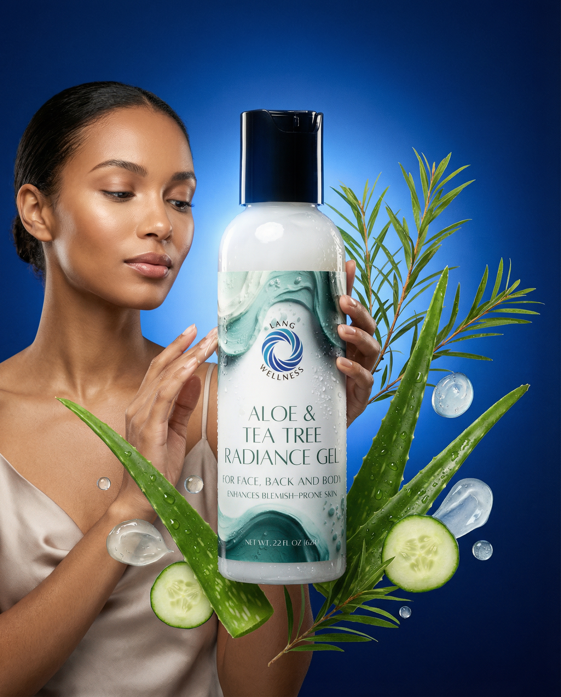 Aloe & Tea Tree Radiance Gel – Blemish & Redness Relief for Sensitive Skin