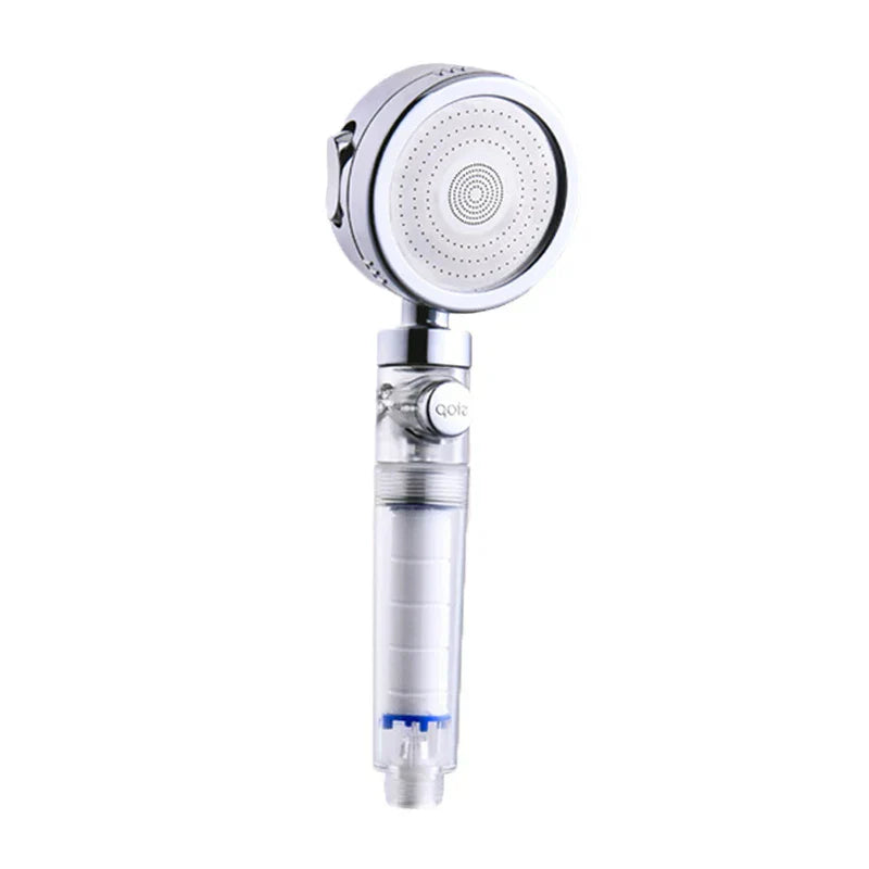 High Pressure Filtered Shower Head | 3 Spray Modes, Water-Saving, Chrome Finish