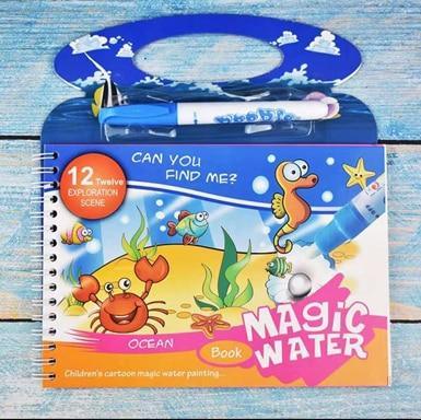Reusable Magic Water Drawing Board for Kids – Montessori Coloring & Doodle Toy