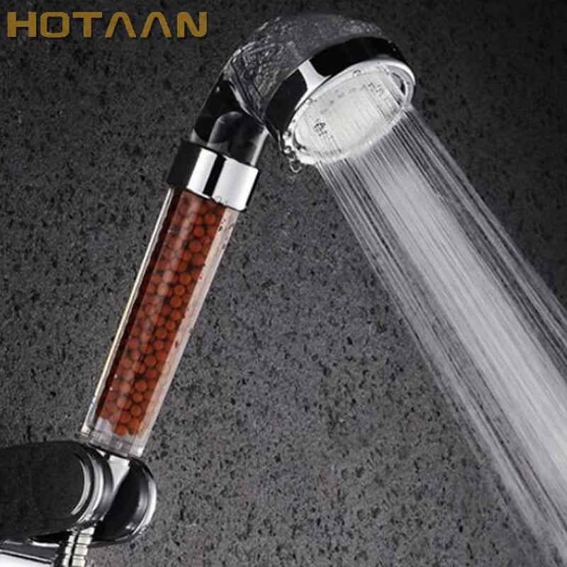 Kristall-Anionen-Handbrausefilter | Wassersparend, Chrom-Finish