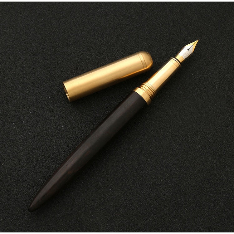 The Hemmingway | Handmade Wood & Brass Fountain Pen | WoodFountainPens