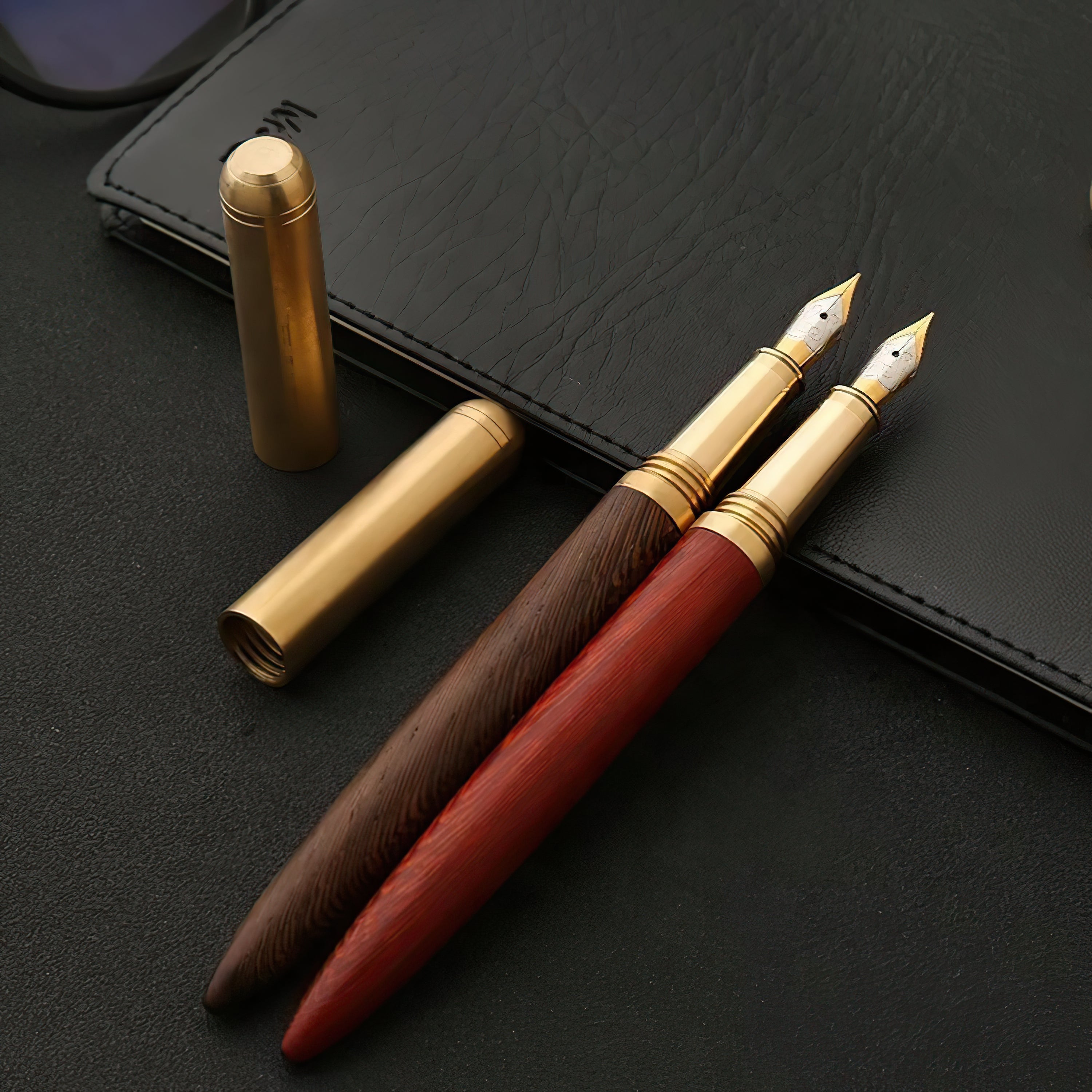 The Hemmingway | Handmade Wood & Brass Fountain Pen | WoodFountainPens