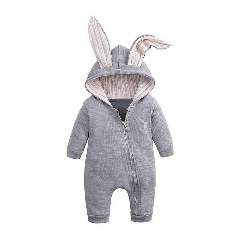 Baby-Fleece-Strampler mit umklappbaren Fäustel- und Bootie-Bündchen — Unisex, Ganzjährig | 0–2 Jahre