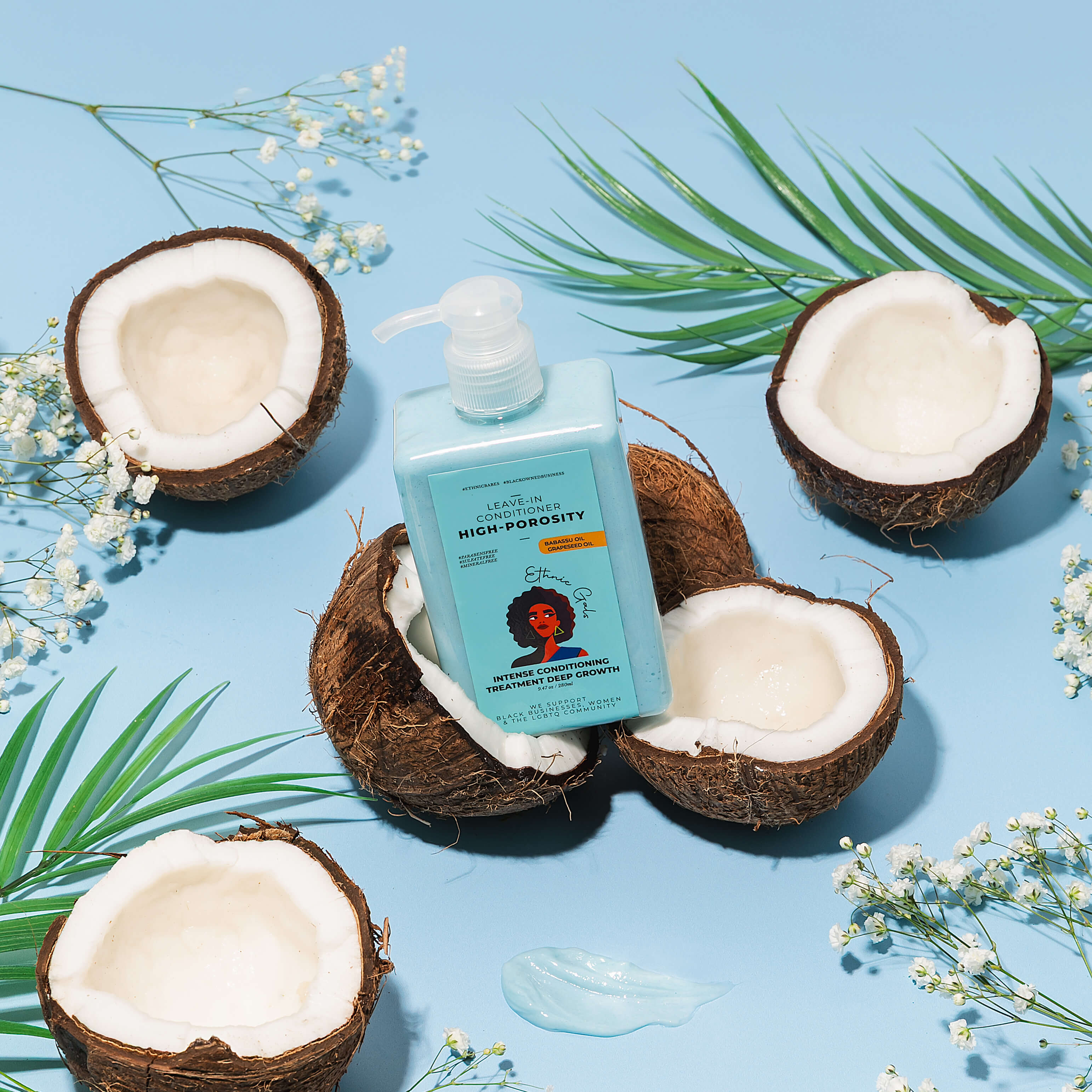High Porosity Hydrating & Detangling Leave-In Conditioner | Shea, Babassu & Jojoba
