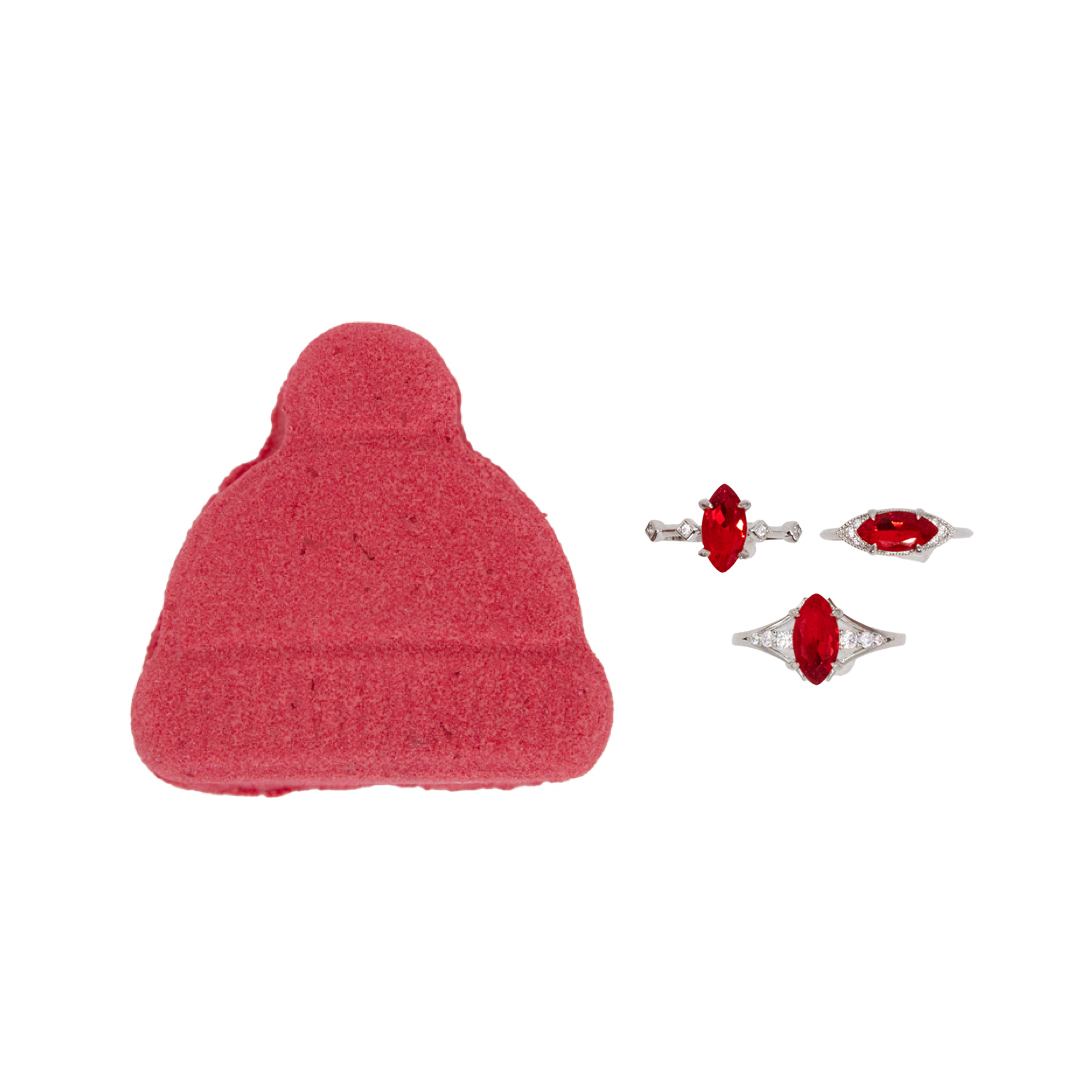 Cozy Hearth Collection | Bath Product with Hidden Ring | Earthy Scent