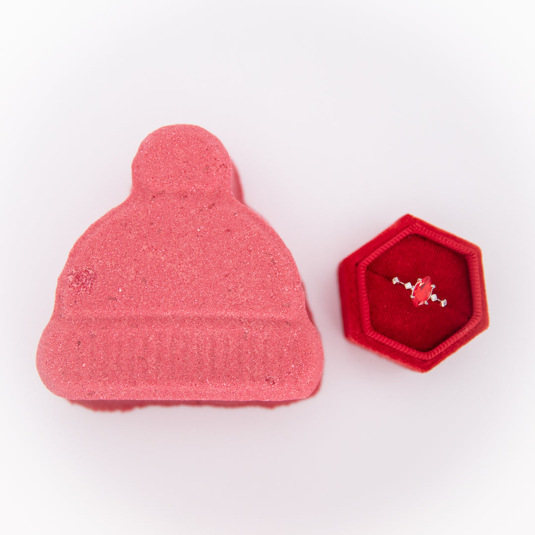Cozy Hearth Collection | Bath Product with Hidden Ring | Earthy Scent