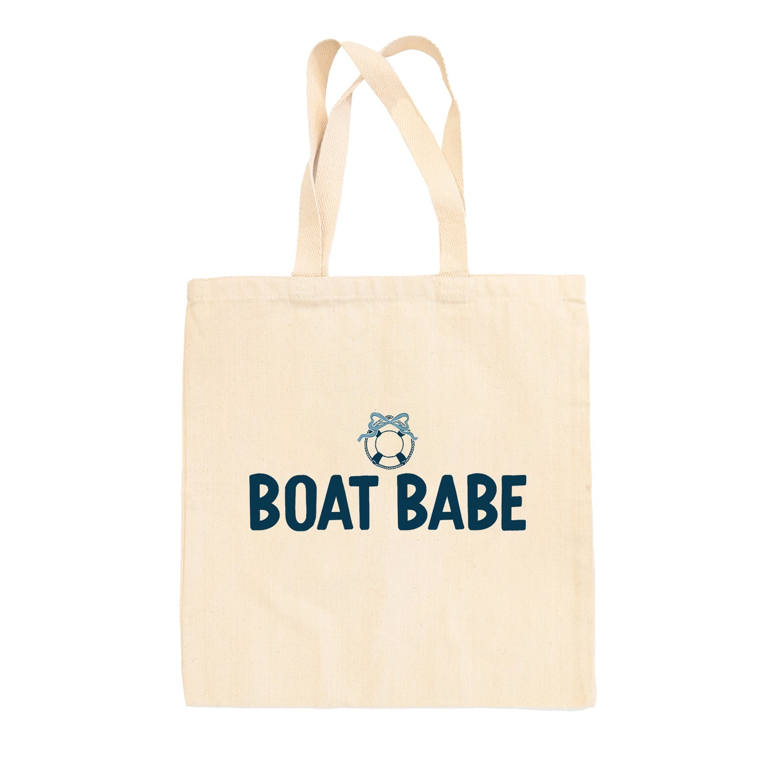 Boat Babe Tote Bag | Cute Lake & River Tote