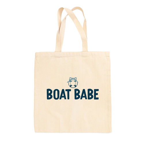Boat Babe Tote Bag | Cute Lake & River Tote