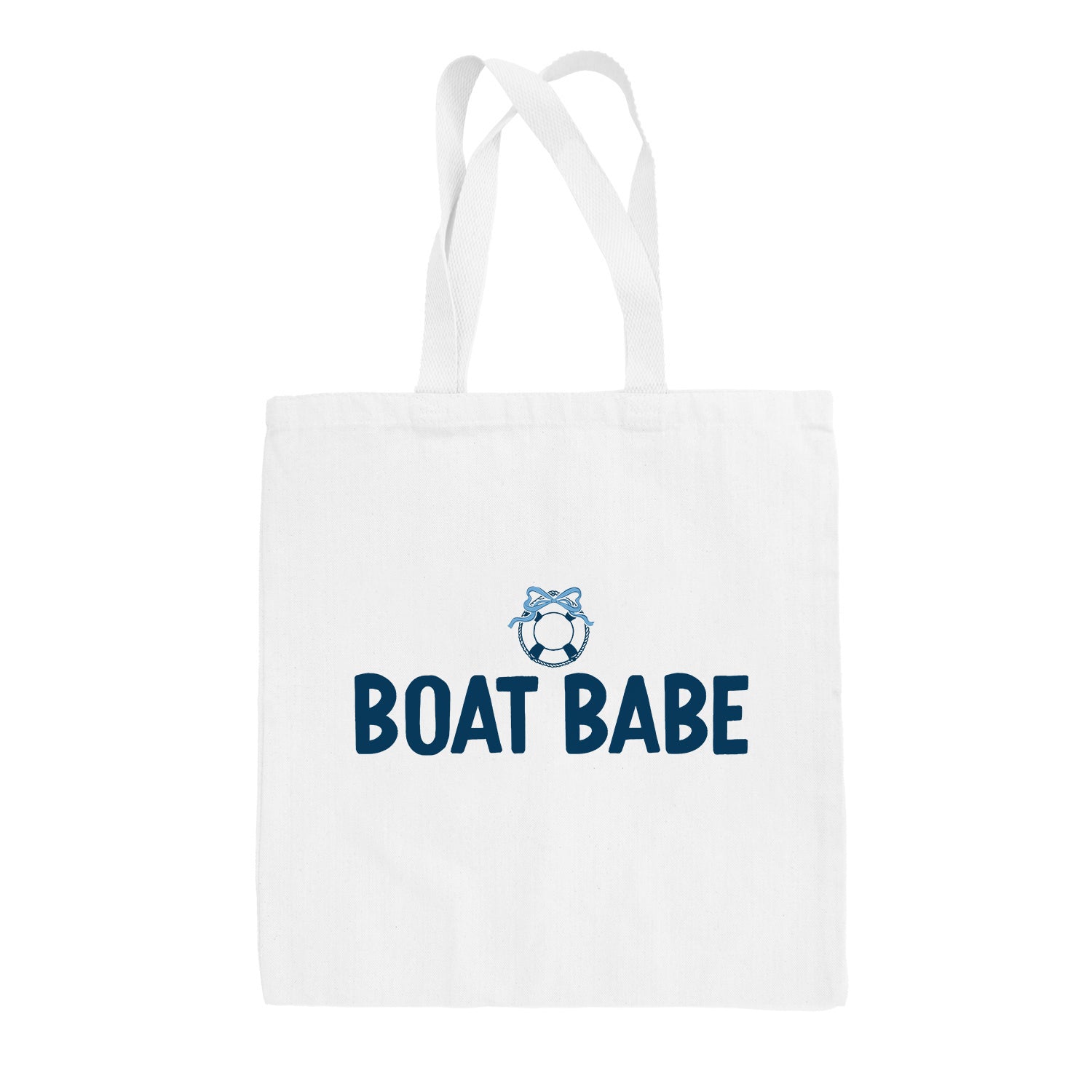 Boat Babe Tote Bag | Cute Lake & River Tote