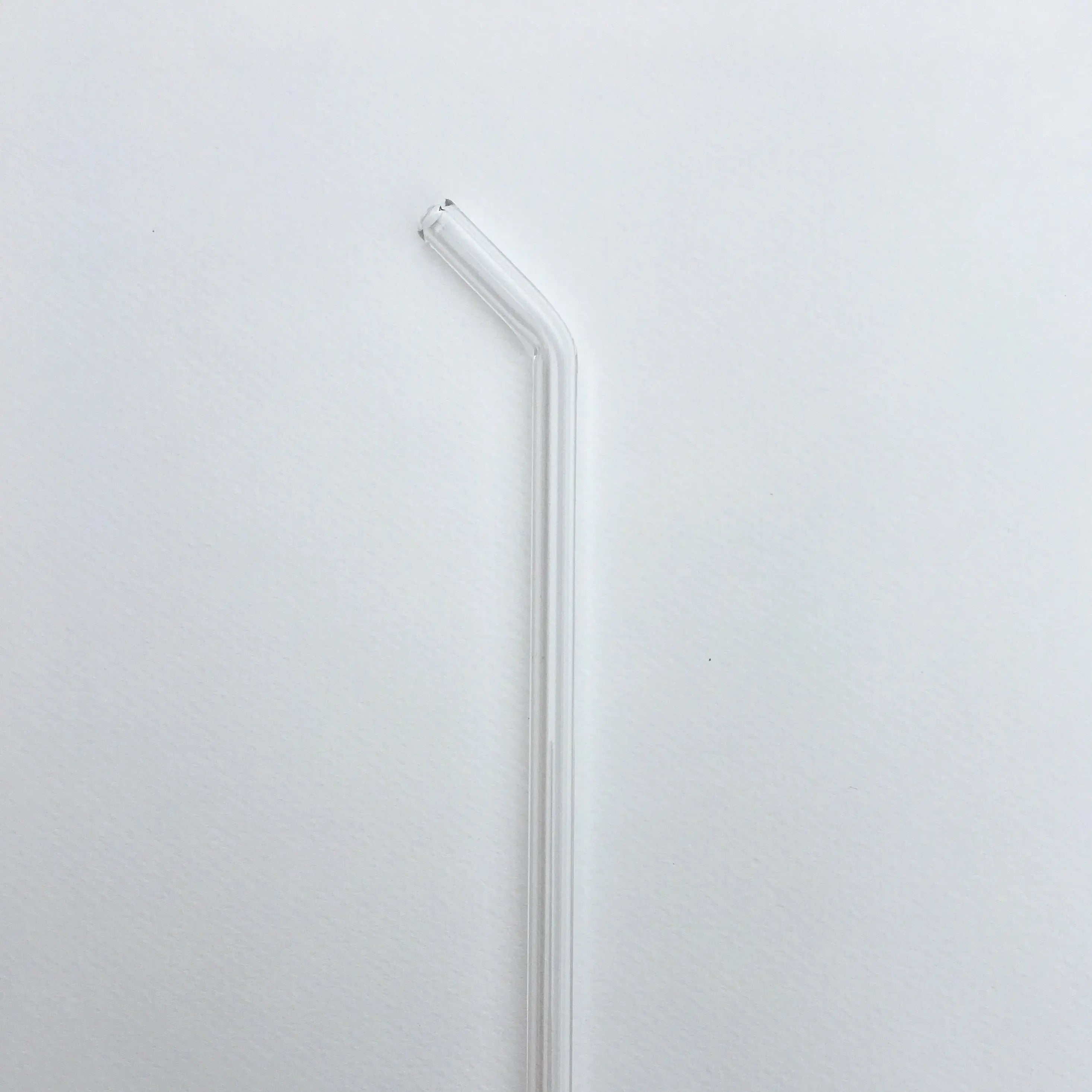 8" Reusable Glass Straw – Borosilicate | Straight or Bent | 15 Colors