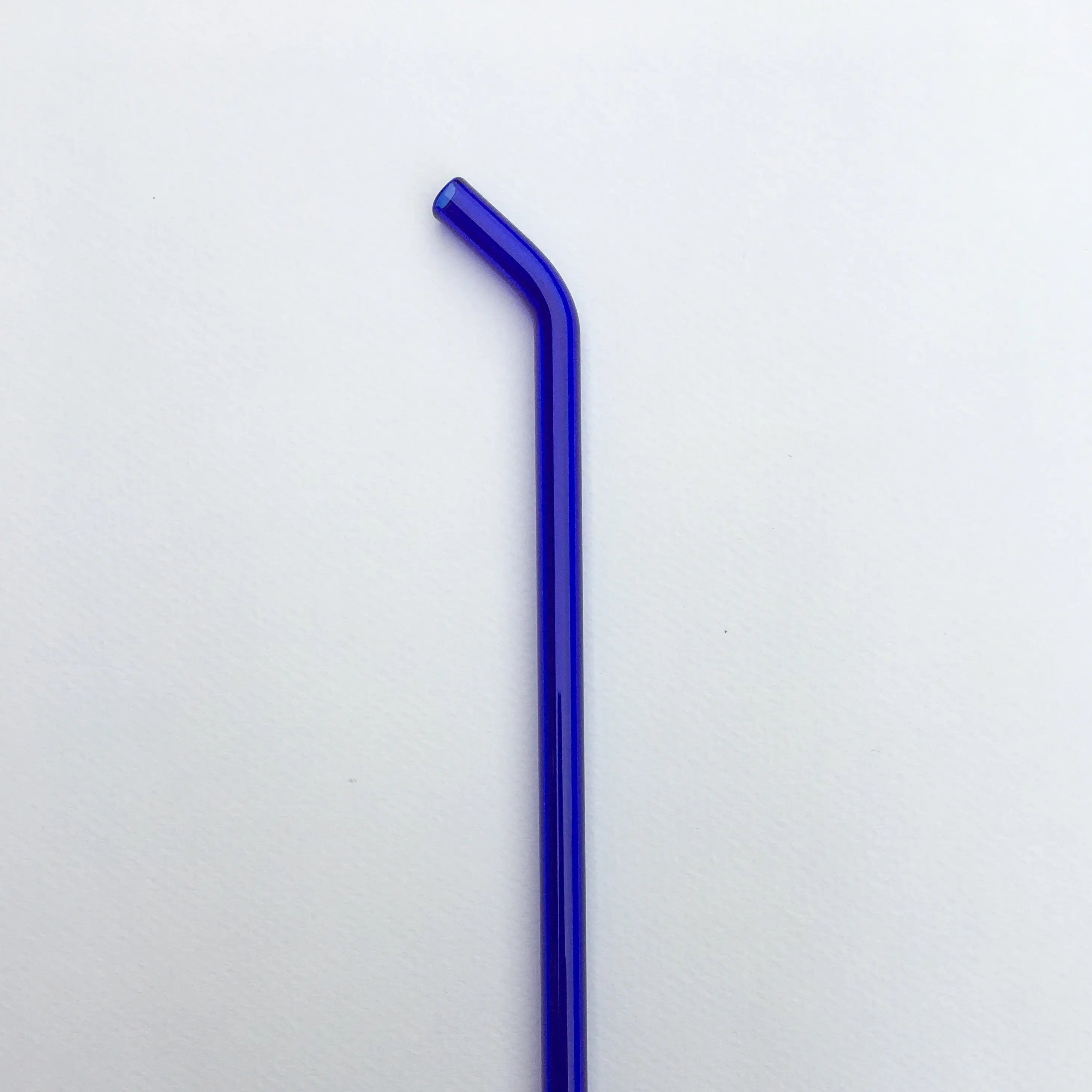 8" Reusable Glass Straw – Borosilicate | Straight or Bent | 15 Colors
