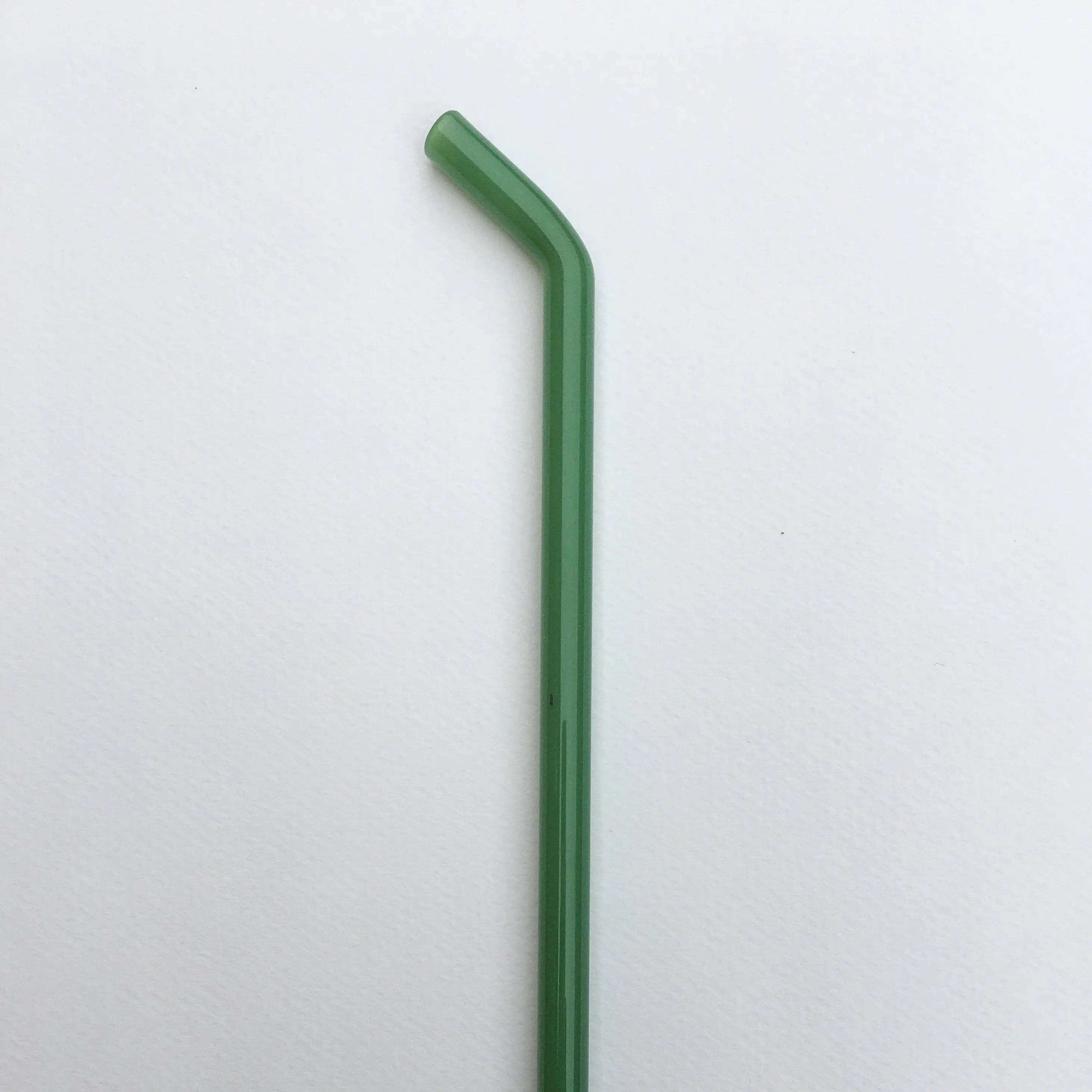 8" wiederverwendbarer Glasstrohhalm – Borosilikat | Gerade oder gebogen | 15 Farben