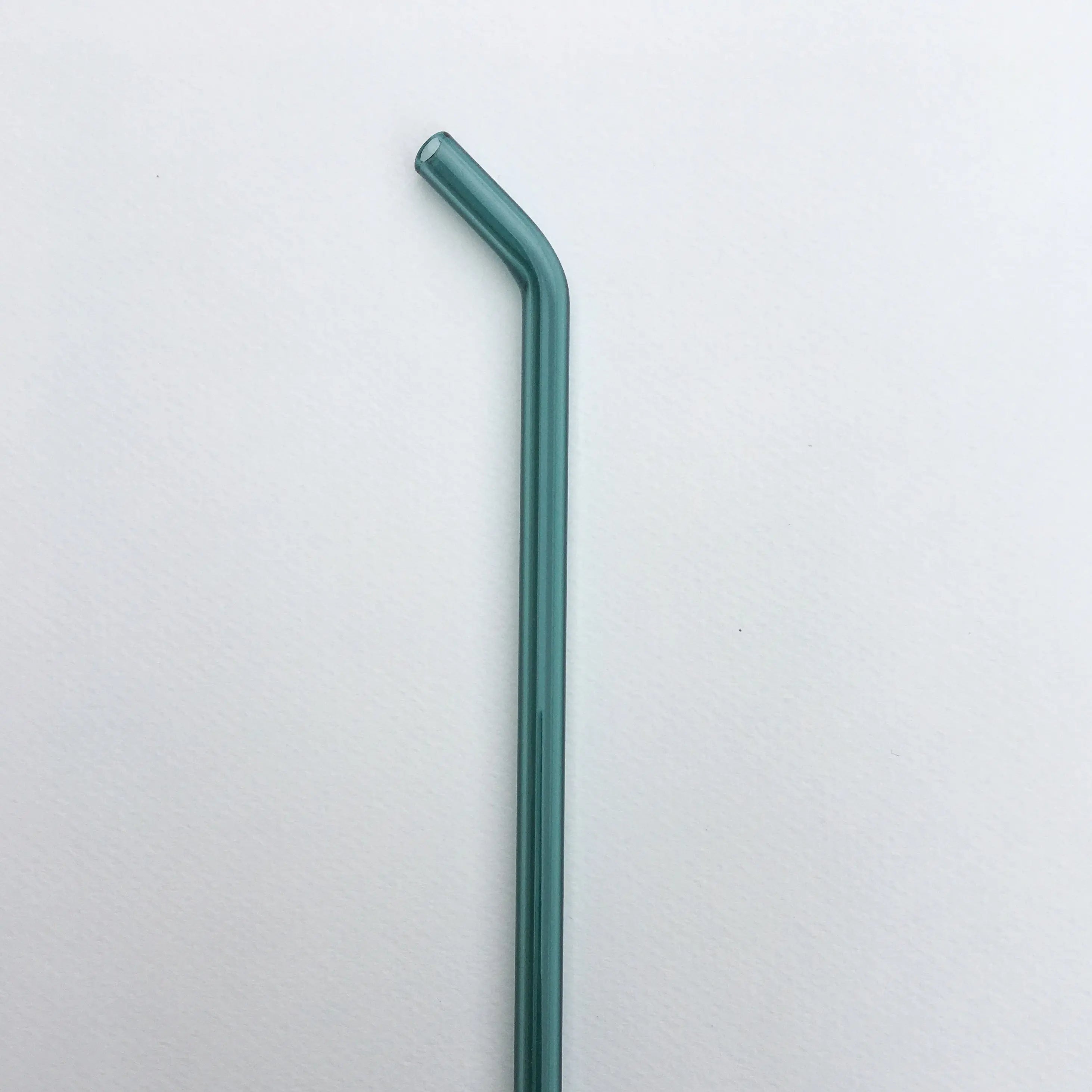 8" wiederverwendbarer Glasstrohhalm – Borosilikat | Gerade oder gebogen | 15 Farben