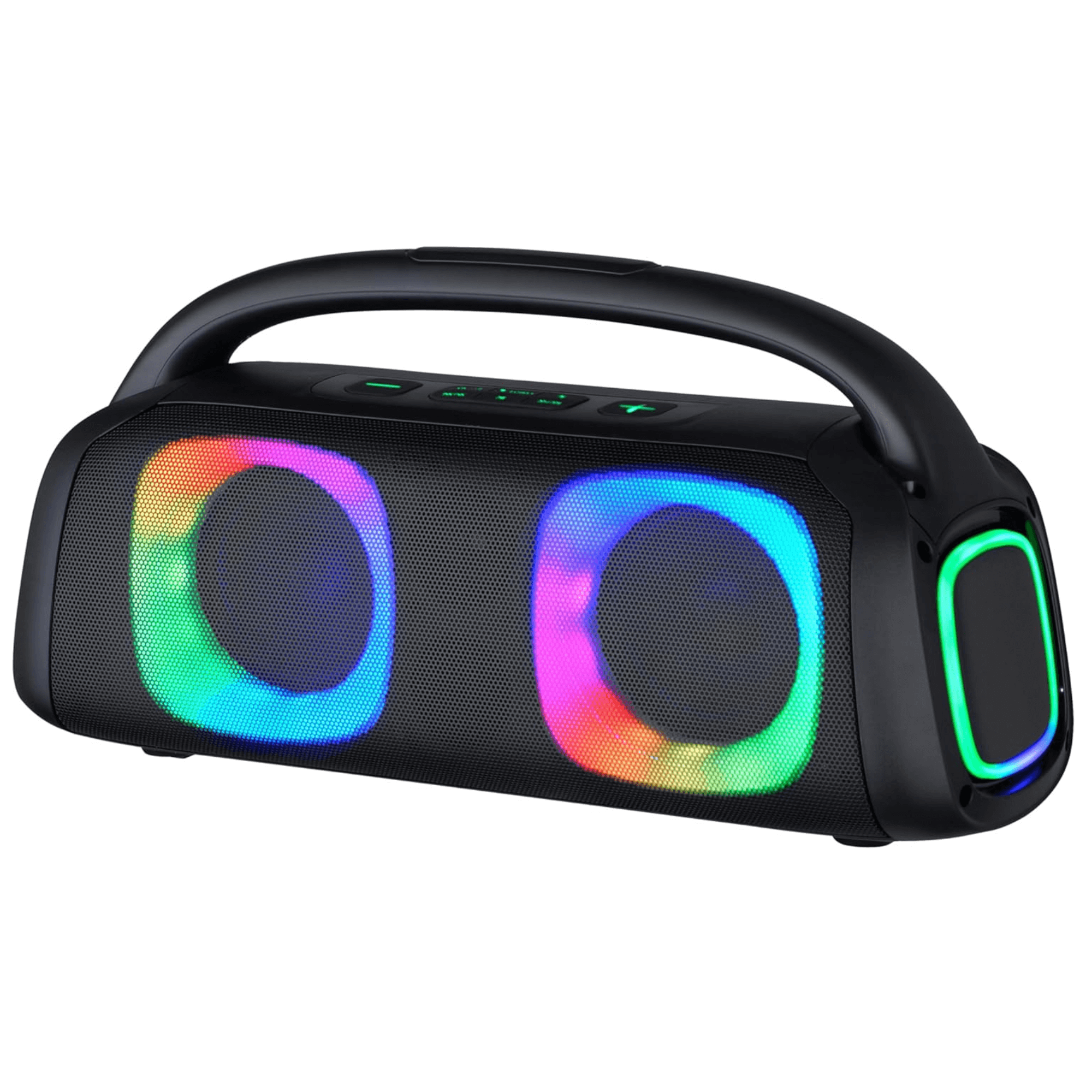 IQ Sound Portable Bluetooth Speaker with RGB Lights & TWS Stereo Sound
