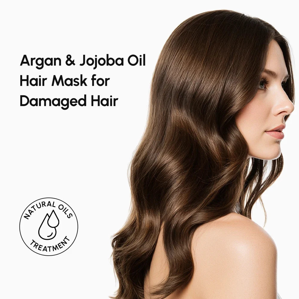 Marée® Argan Oil & Biotin Hair Repair Mask | Frizz Control & Strength