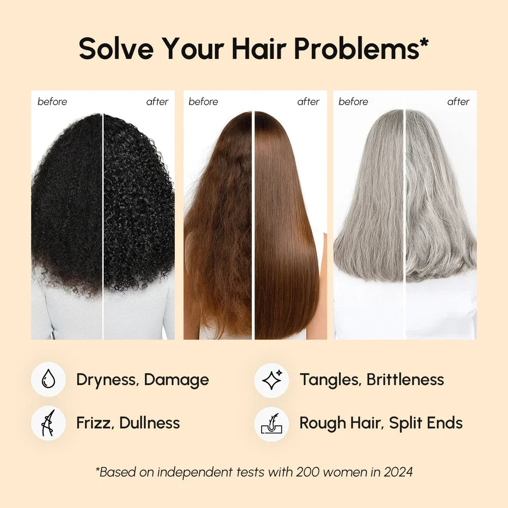 Marée® Argan Oil & Biotin Hair Repair Mask | Frizz Control & Strength