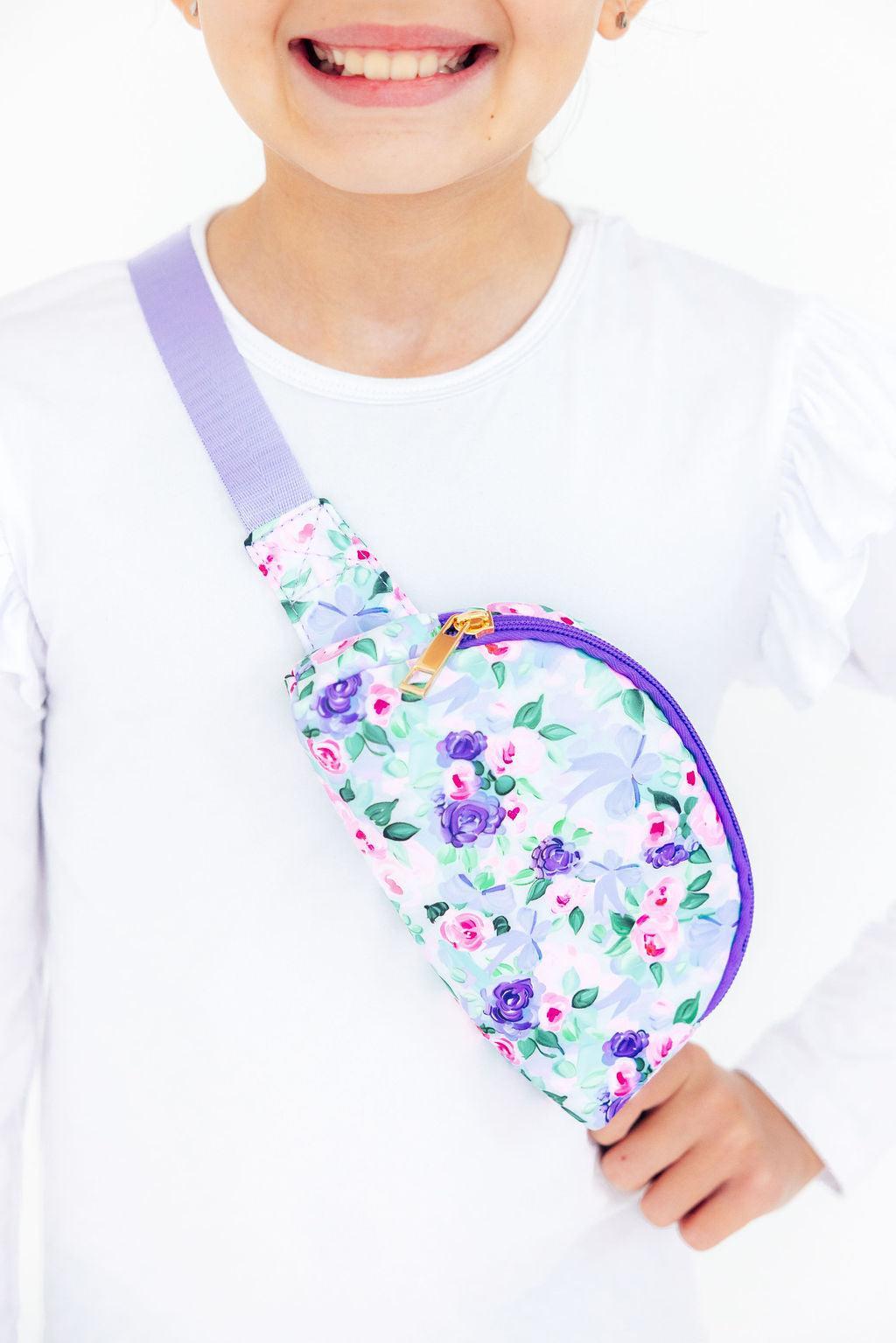 Kids Belt Bag | Stylish Hands-Free Fanny Pack for Girls | Waist or Crossbody Wear