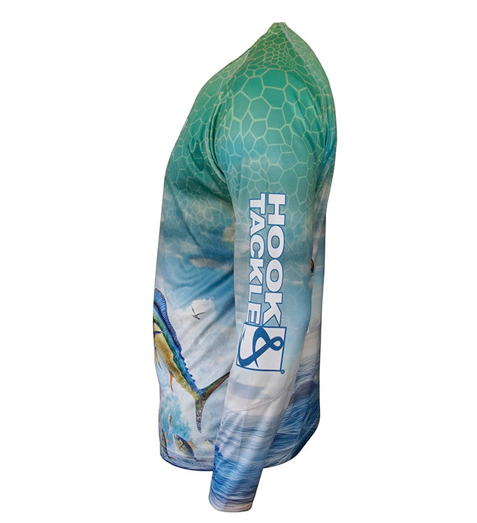 Hook & Tackle Bull Dolphin Performance Fishing Shirt – UPF 97+ Sun Protection