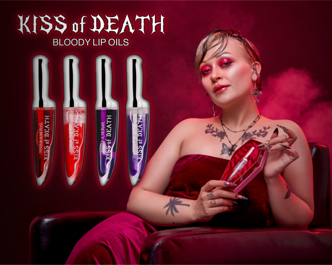 KISS OF DEATH Blutige Lippenöle