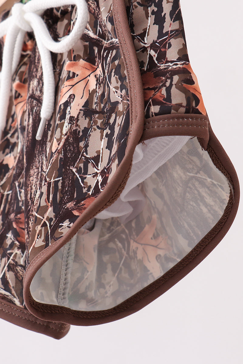 Boys' Camo UPF 50+ Swim Trunks – Baby to Big Kid