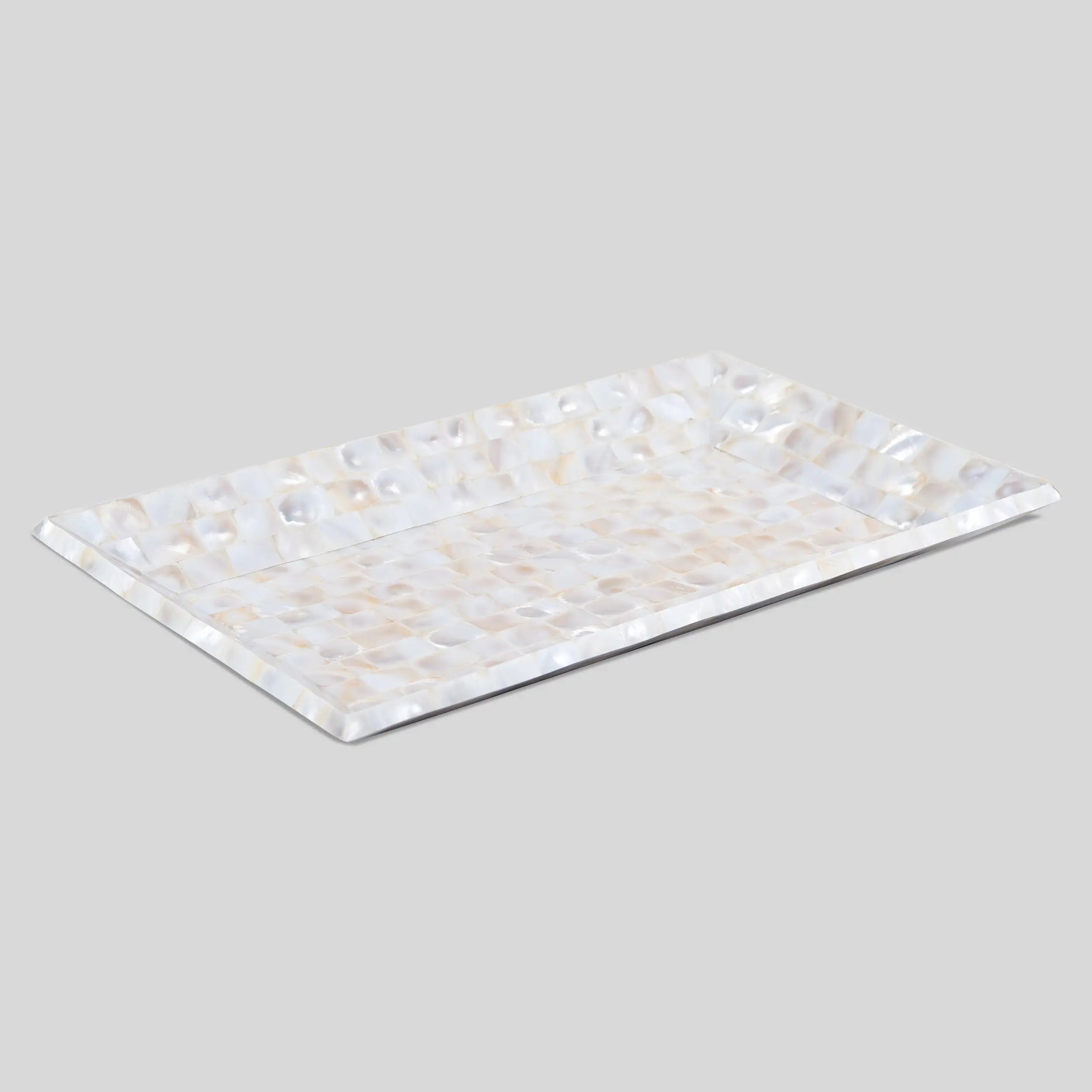 Mother of Pearl Decorative Tray – Handmade Artisan Home Accent