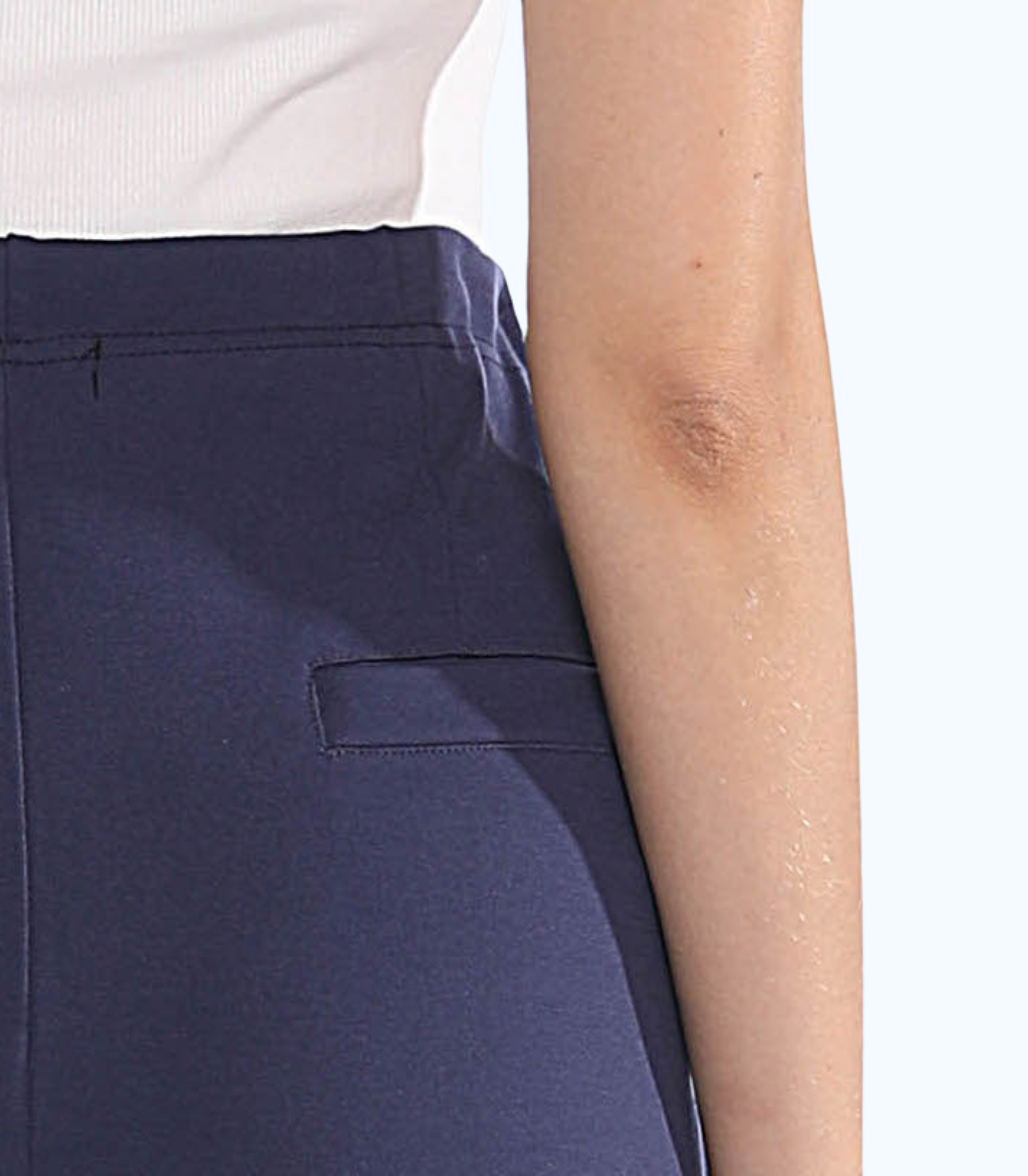 Umstands-Hosen – Über-den-Bauch, normale Passform mit Taschen