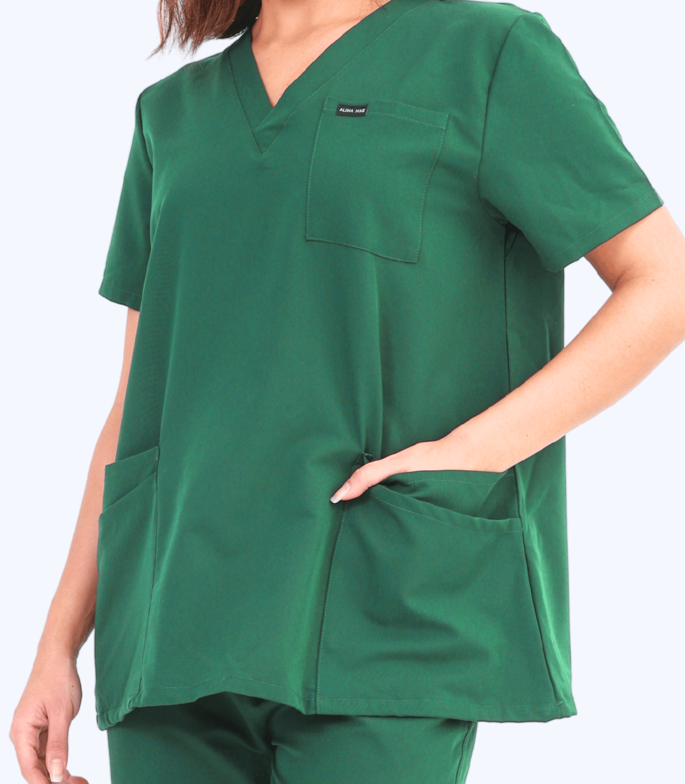 Maternity Scrubs Set – Stretchy Breathable Pregnancy Uniform
