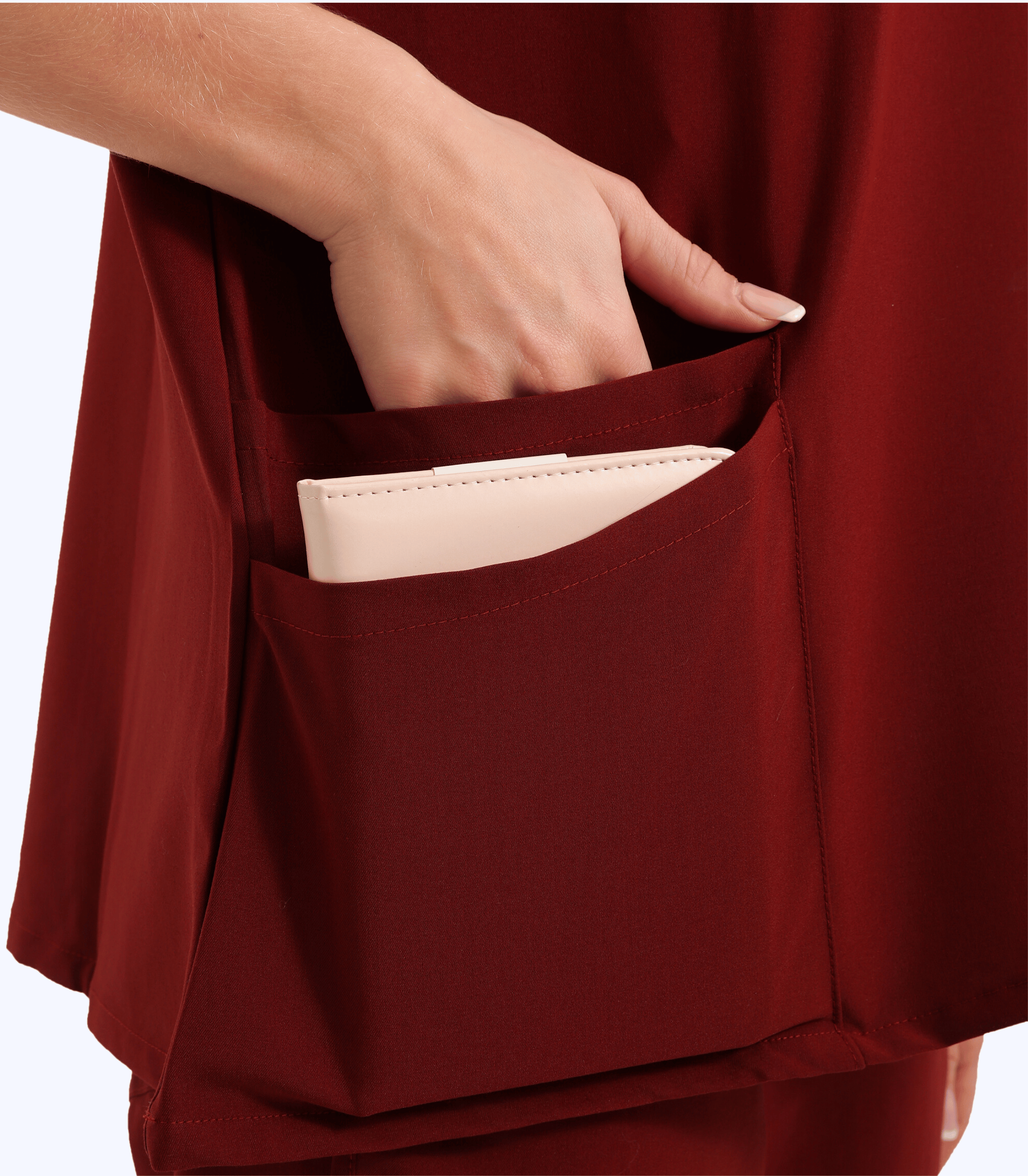 Maternity Scrubs Set – Stretchy Breathable Pregnancy Uniform
