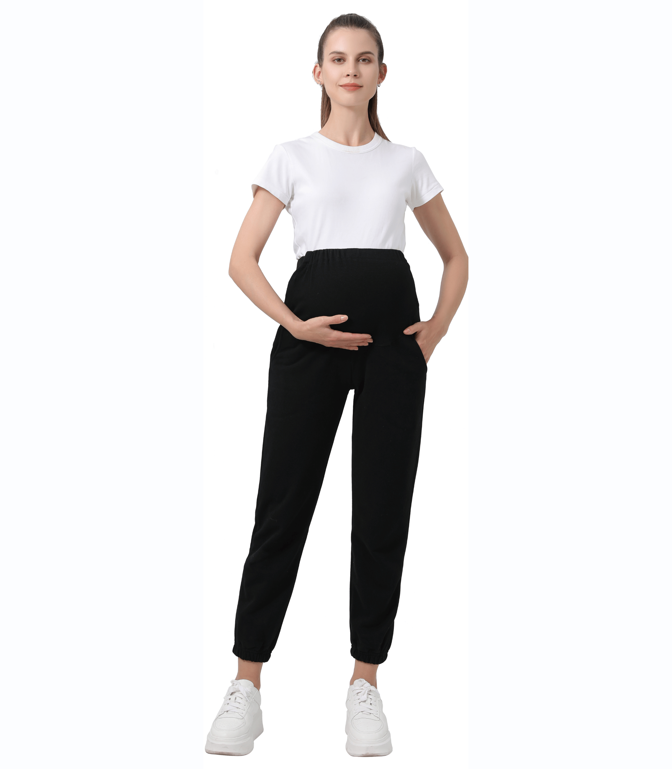 Maternity Sweatpants – Over-the-Bump Relaxed Fit