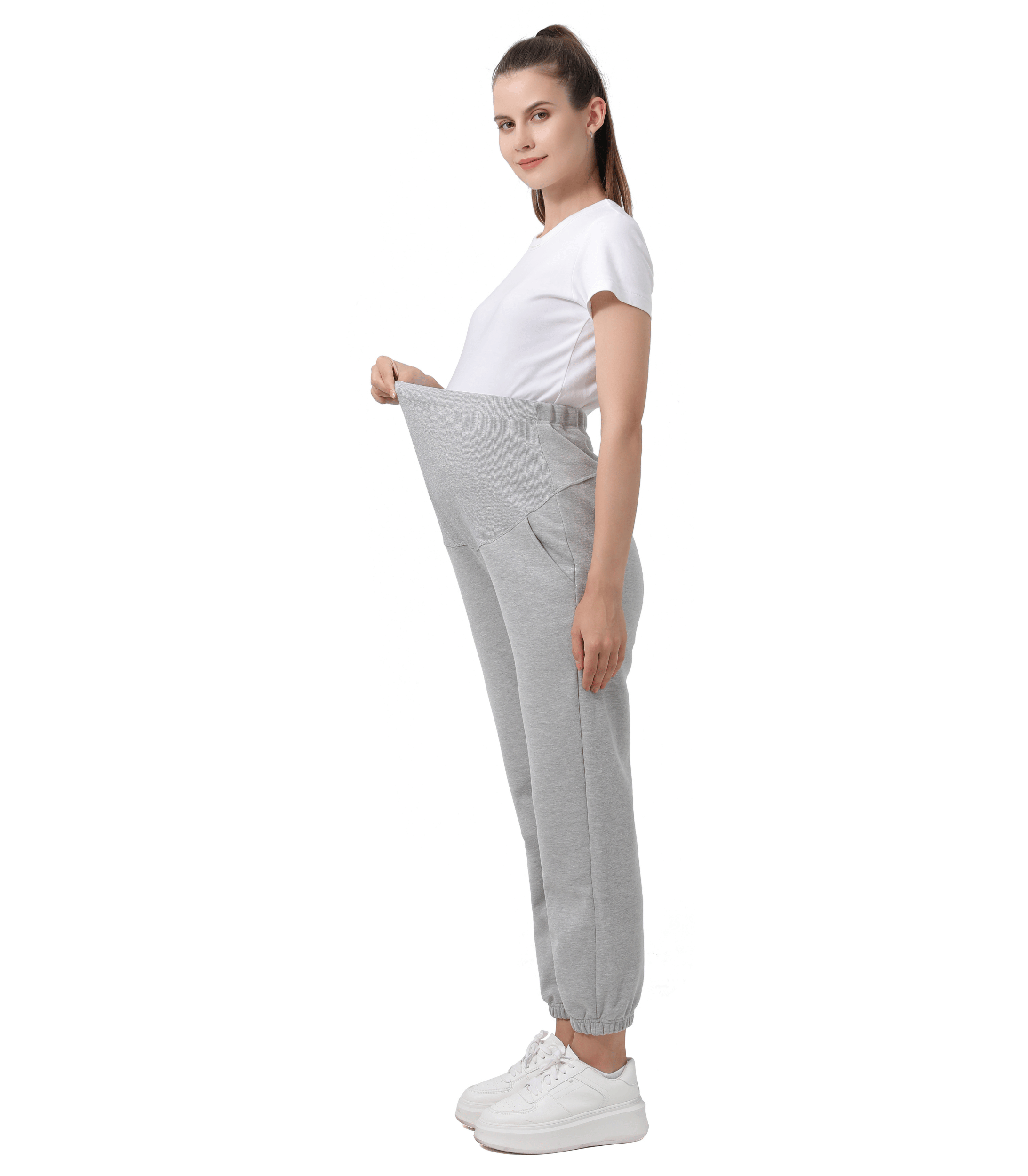 Maternity Sweatpants – Over-the-Bump Relaxed Fit