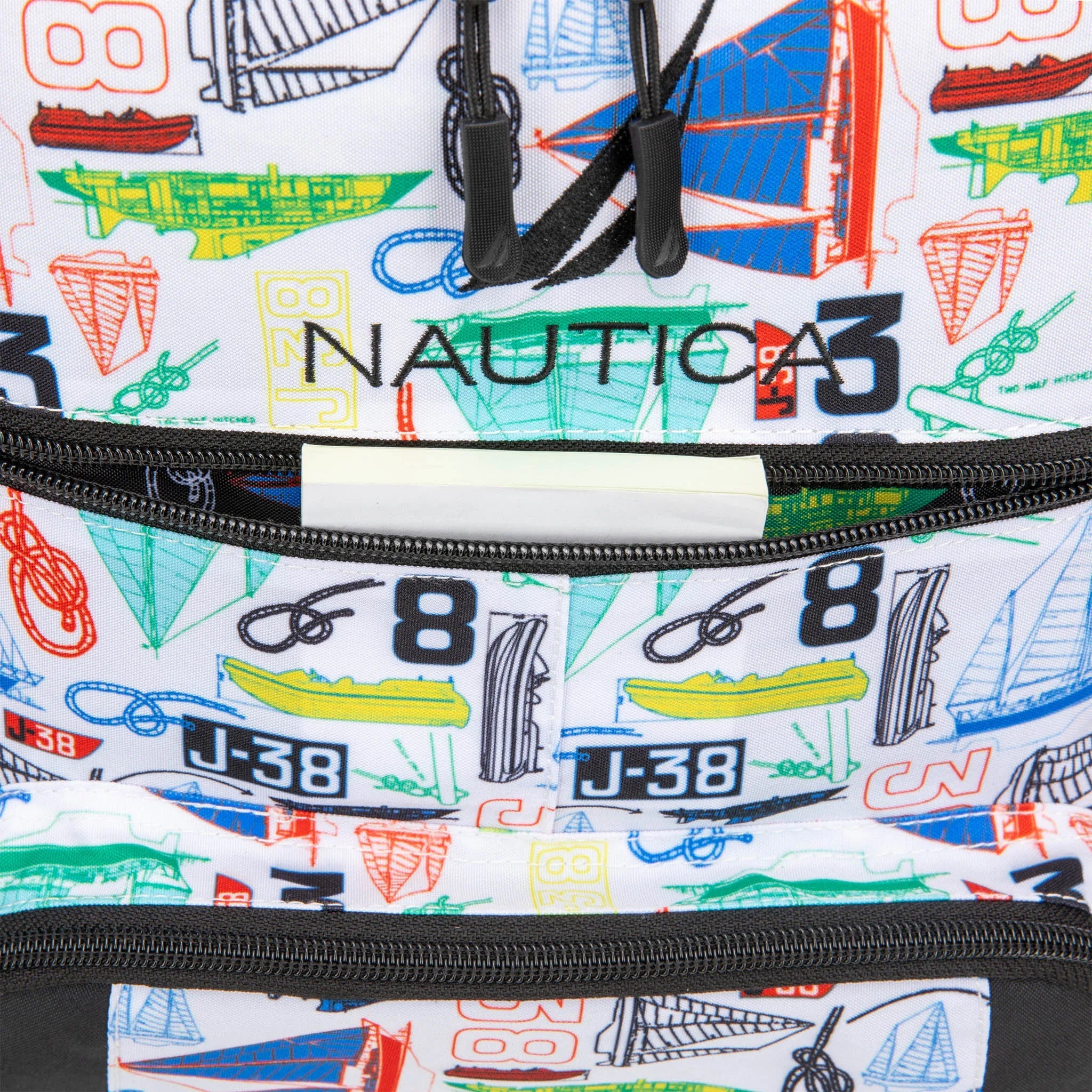 Nautica Sailboats Kids Backpack – 16" School Bag with Laptop Slot