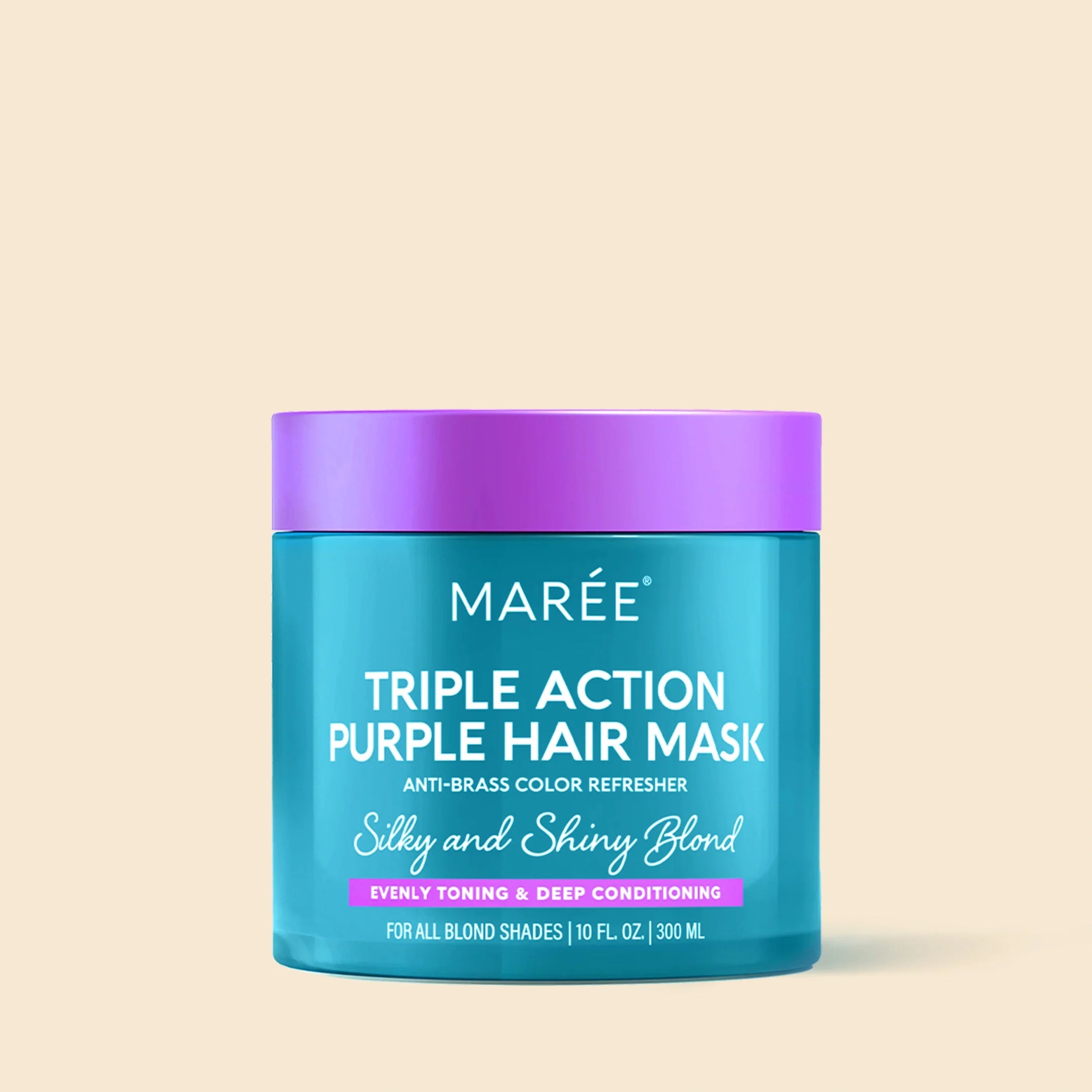 Triple-Action Purple Hair Mask for Blonde Hair