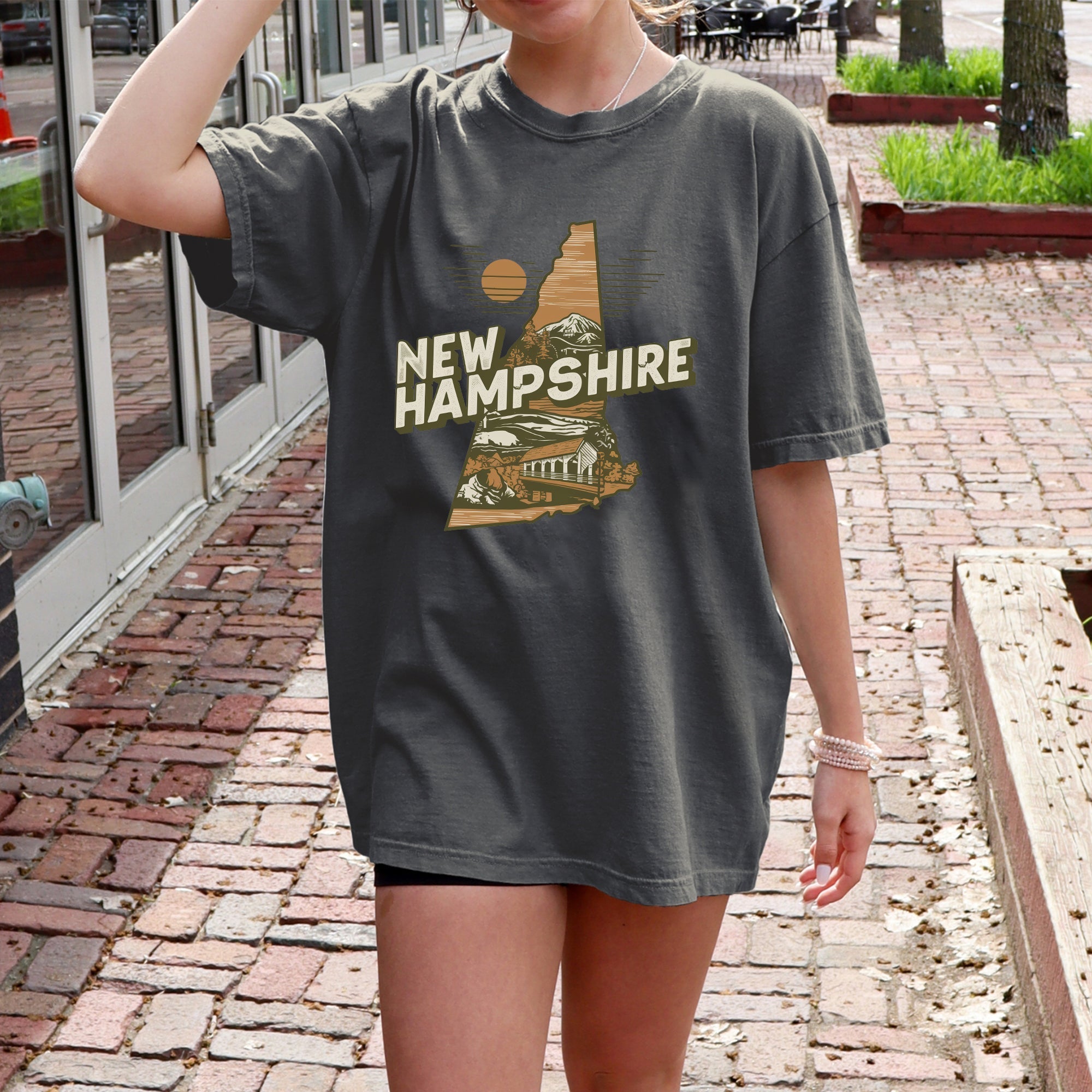 New Hampshire State Vintage T-Shirt | Live Free or Die State Pride Tee