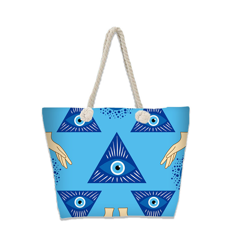 Evil Eye Beach Bag